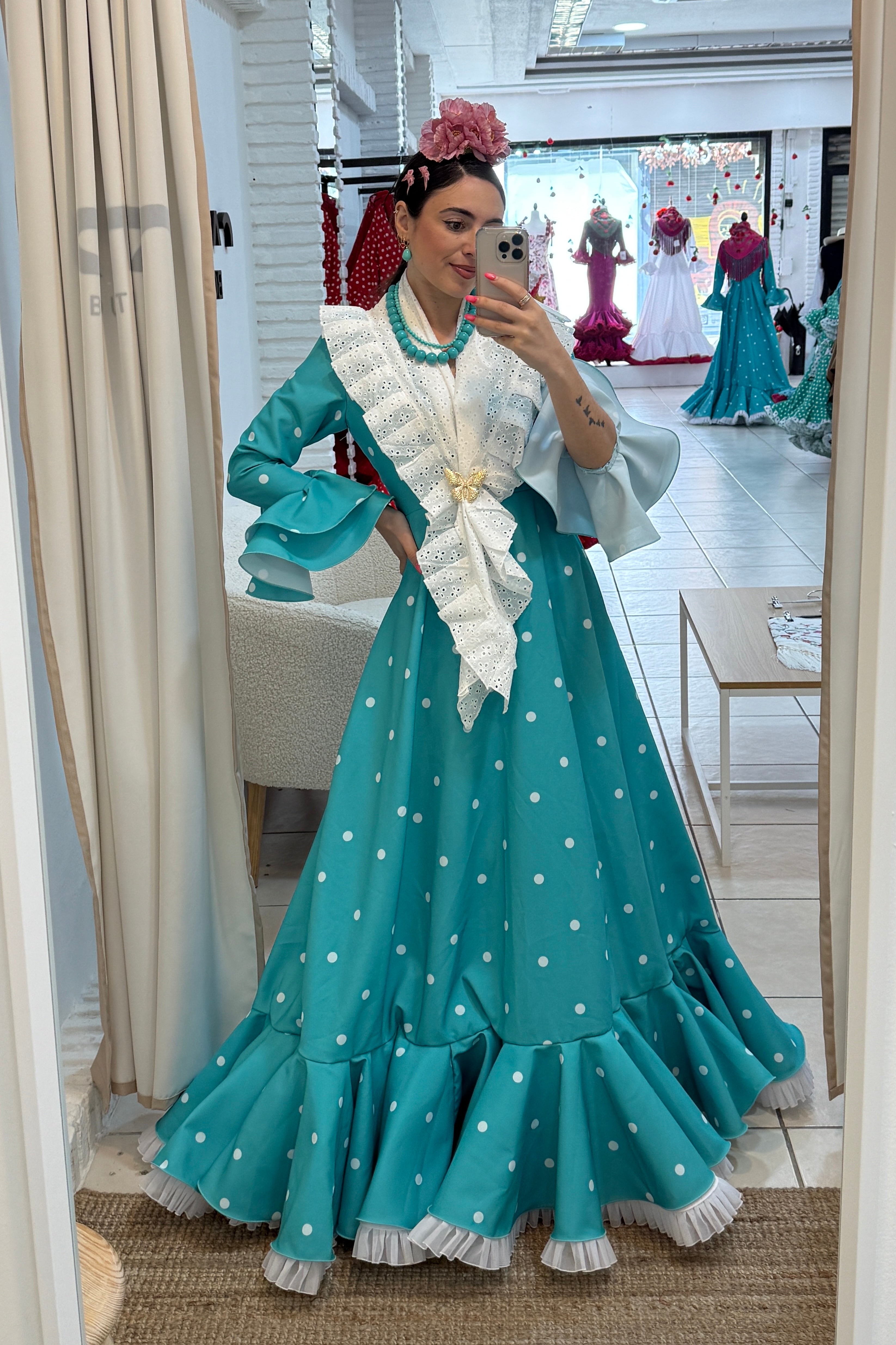 Bata Azahar turquesa