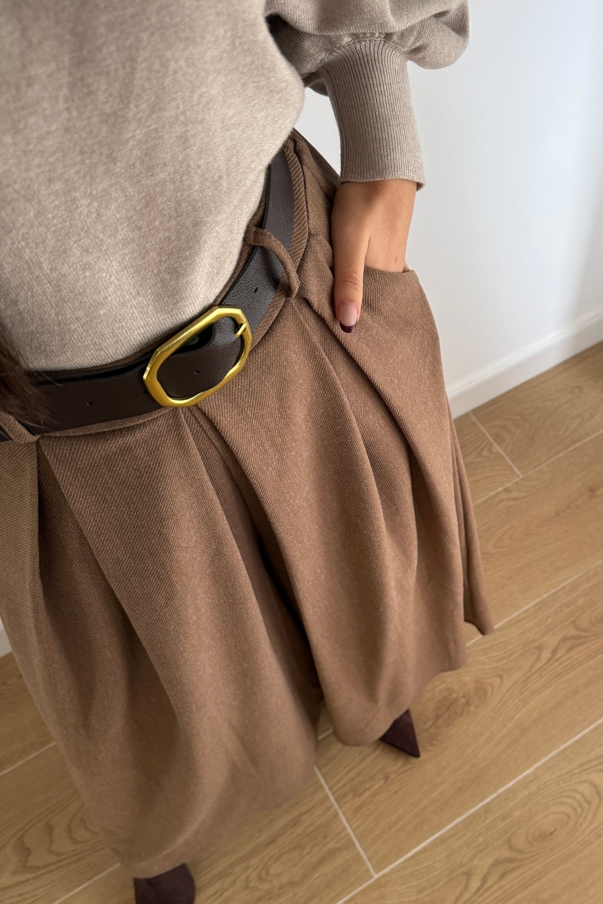 Pantalón Espiga Palazzo