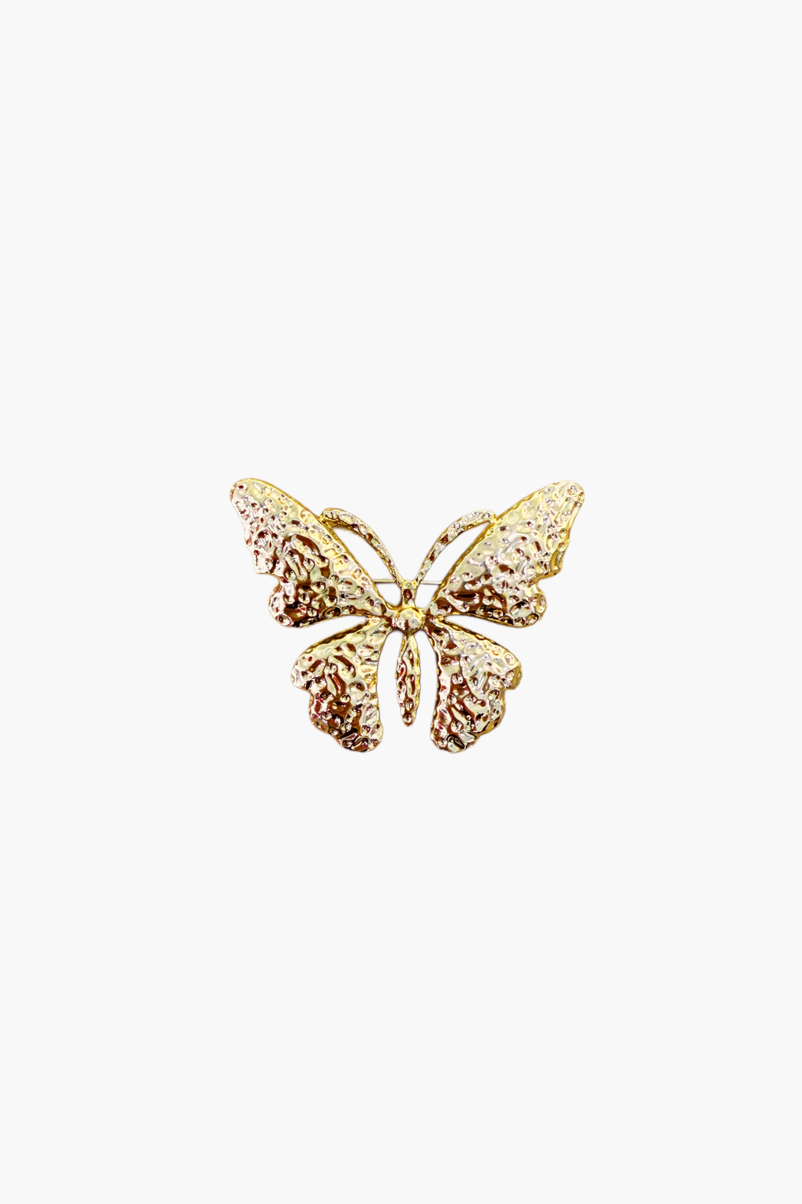 Broche mariposa tierra