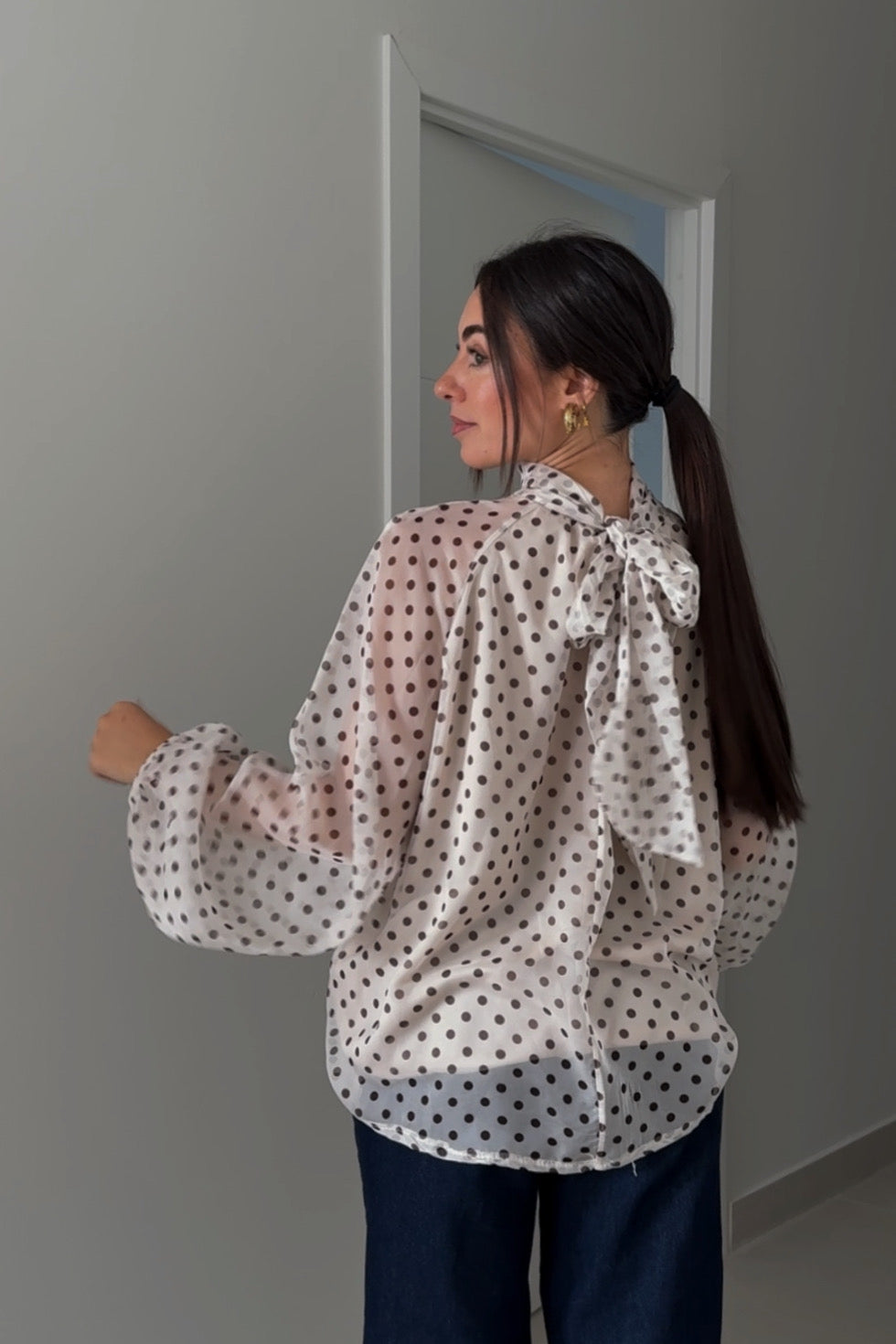 Blusa Lazo Lunares
