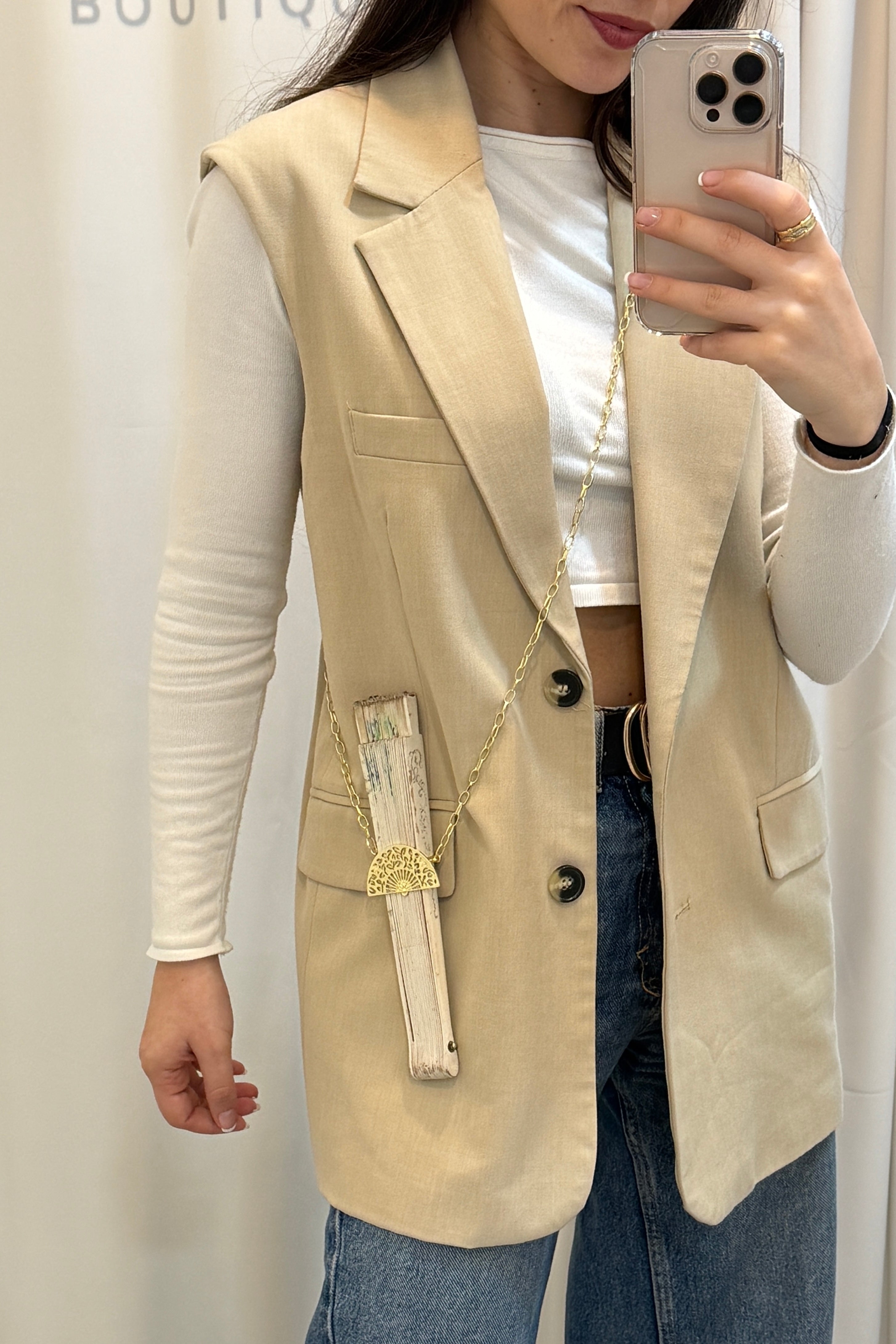 Cuelga abanico clásico