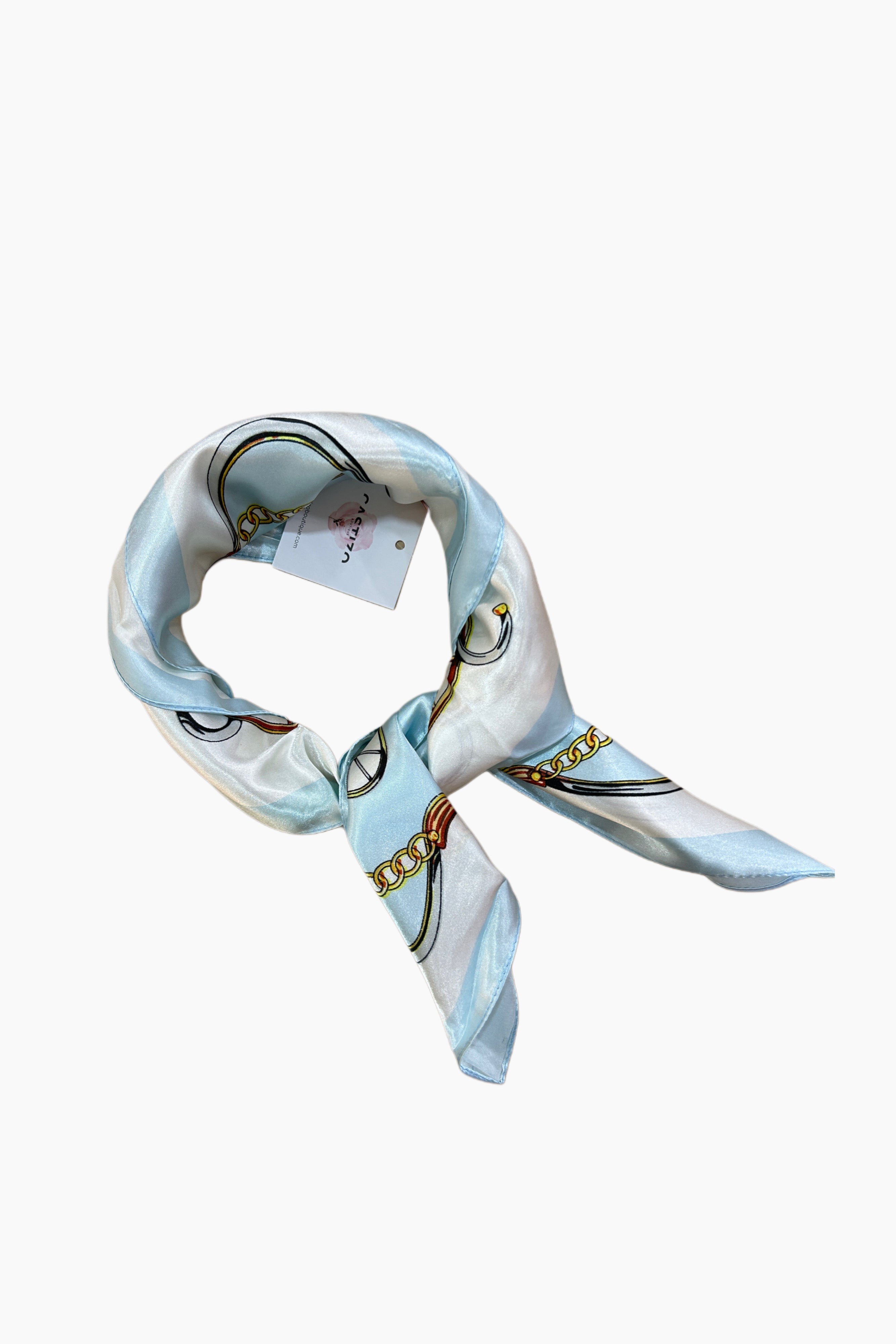 Pañuelo carro celeste 60