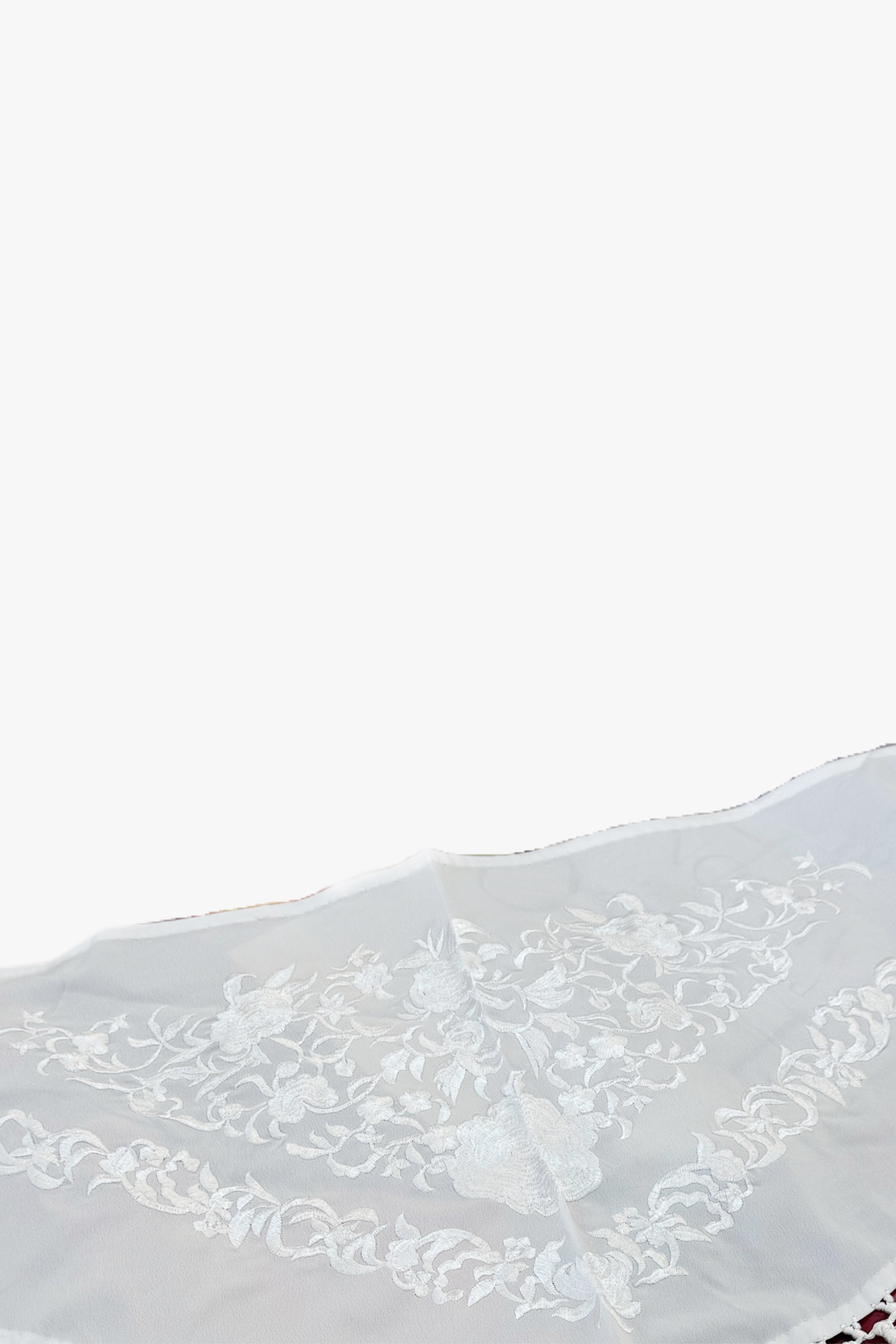 Mantoncillo Blanco | Niña Monocolor