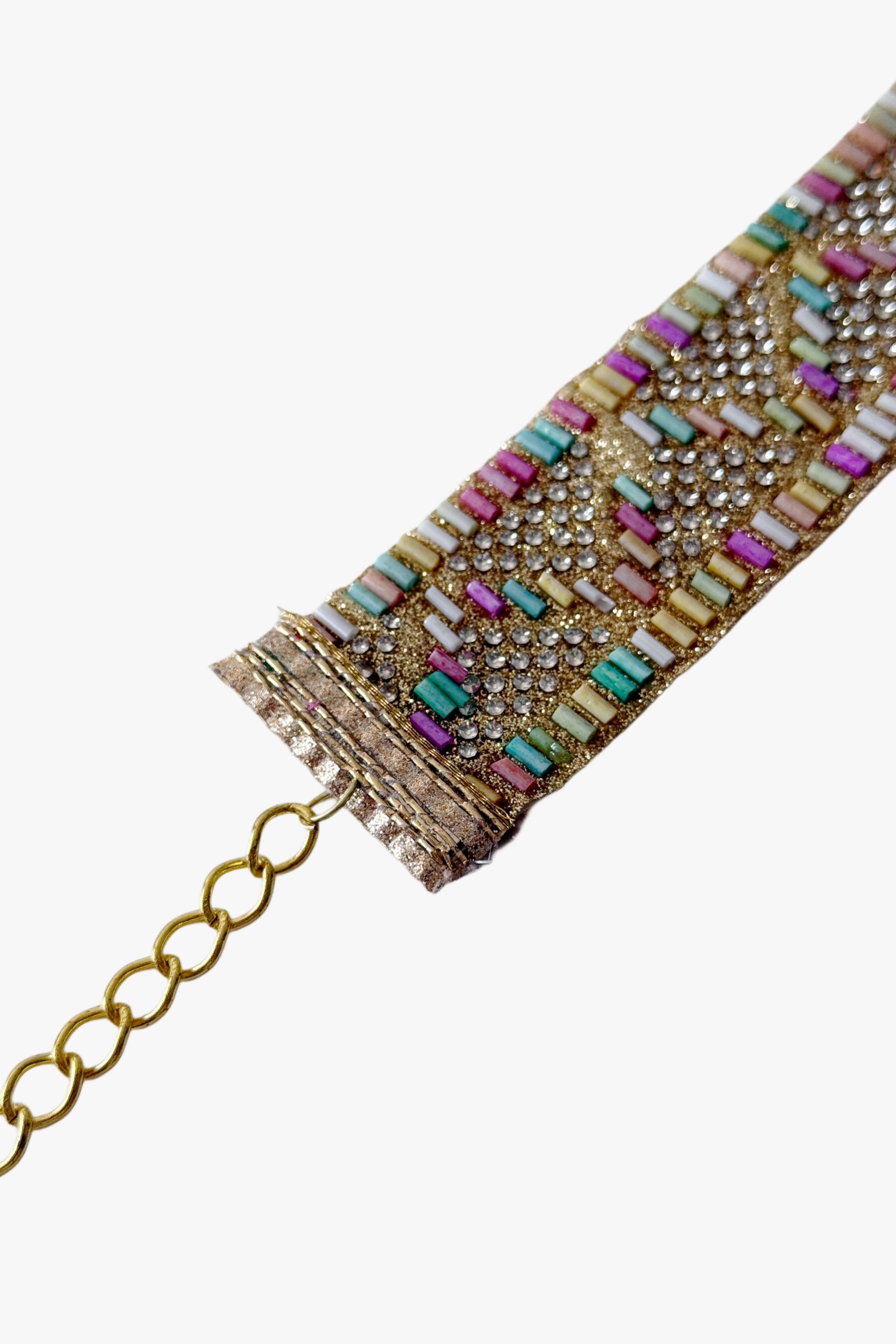 Chocker abalorios multicolor