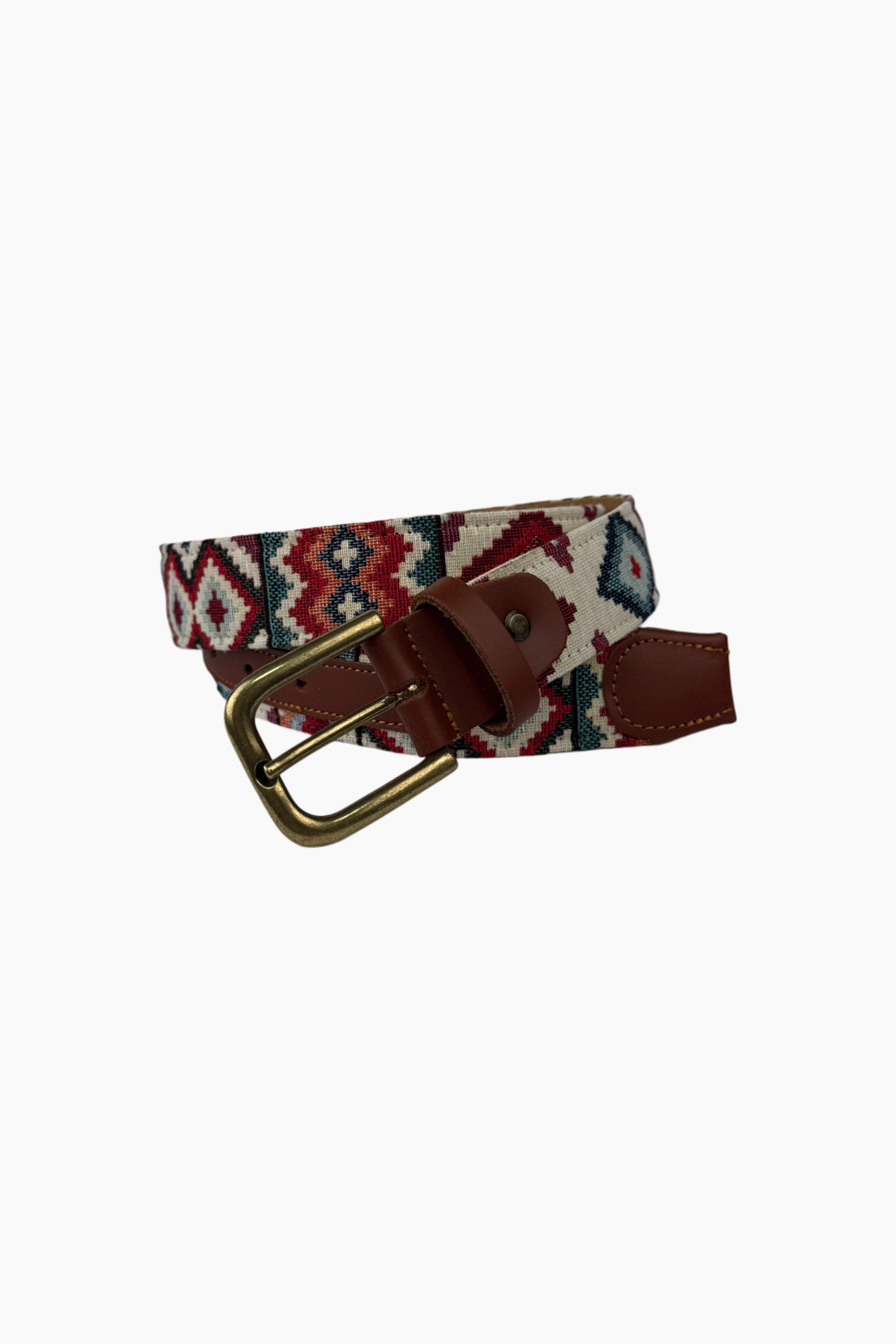 Cinturón Étnico rojizo