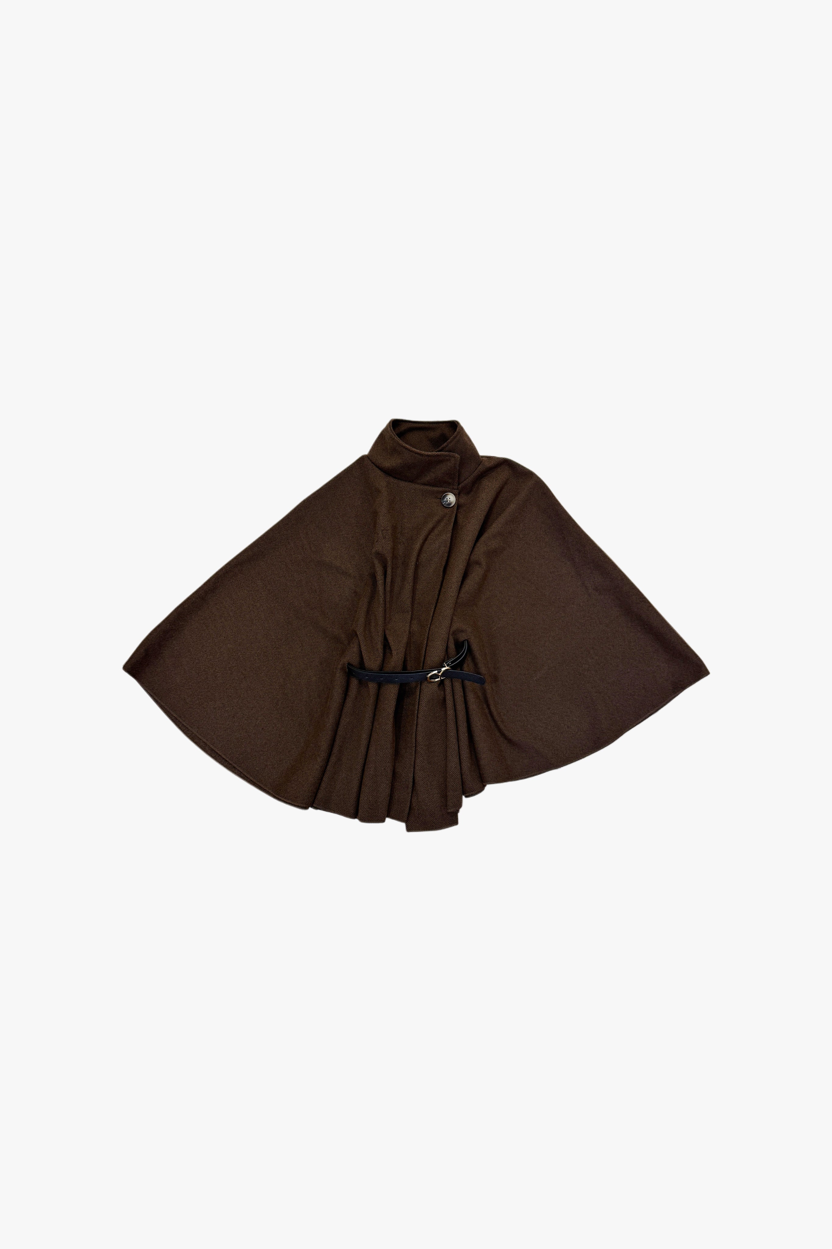 Capa cruzada con cinturón