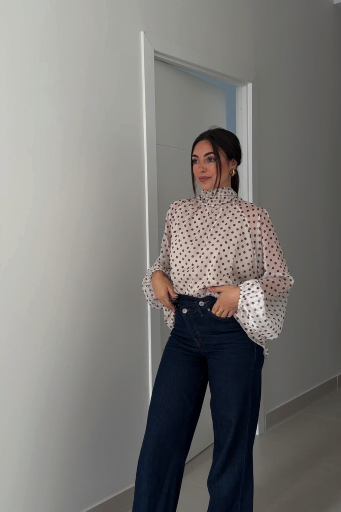 Blusa Lazo Lunares