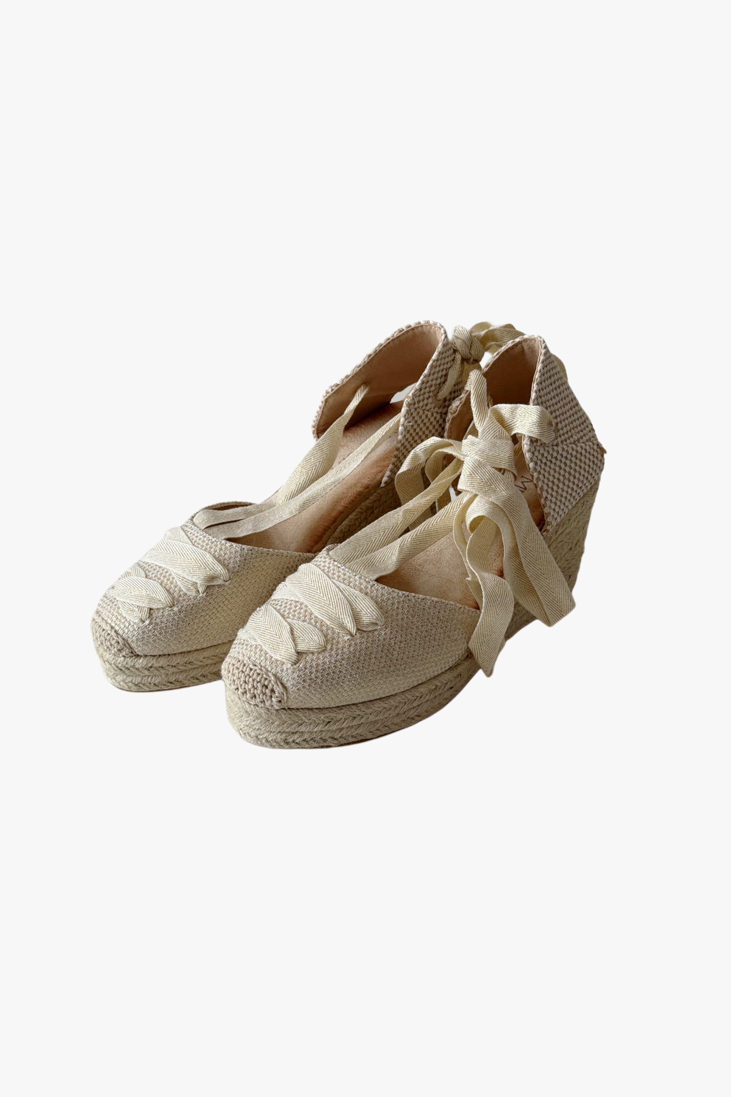 Cuñas esparto lazada