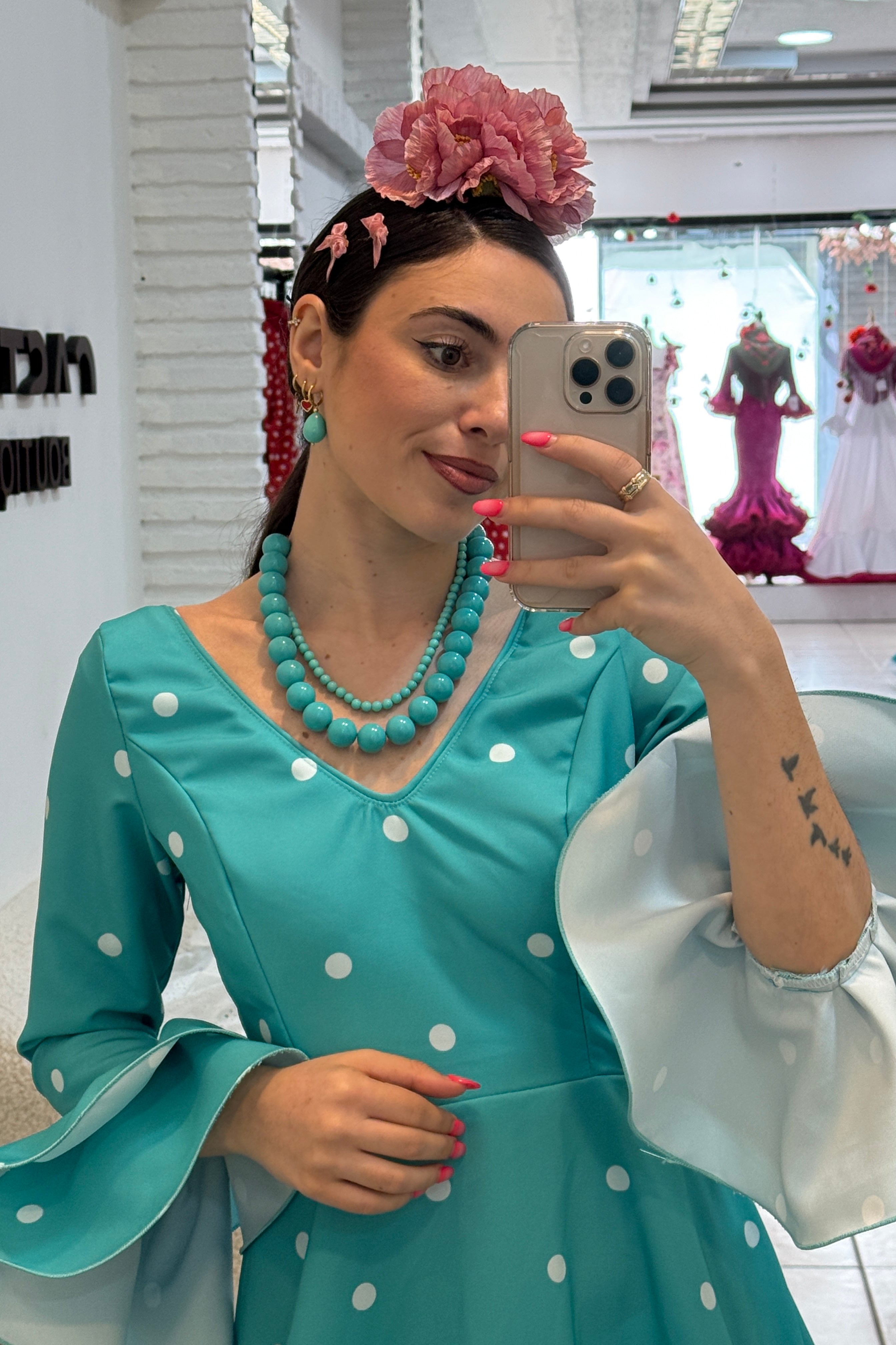 Bata Azahar turquesa