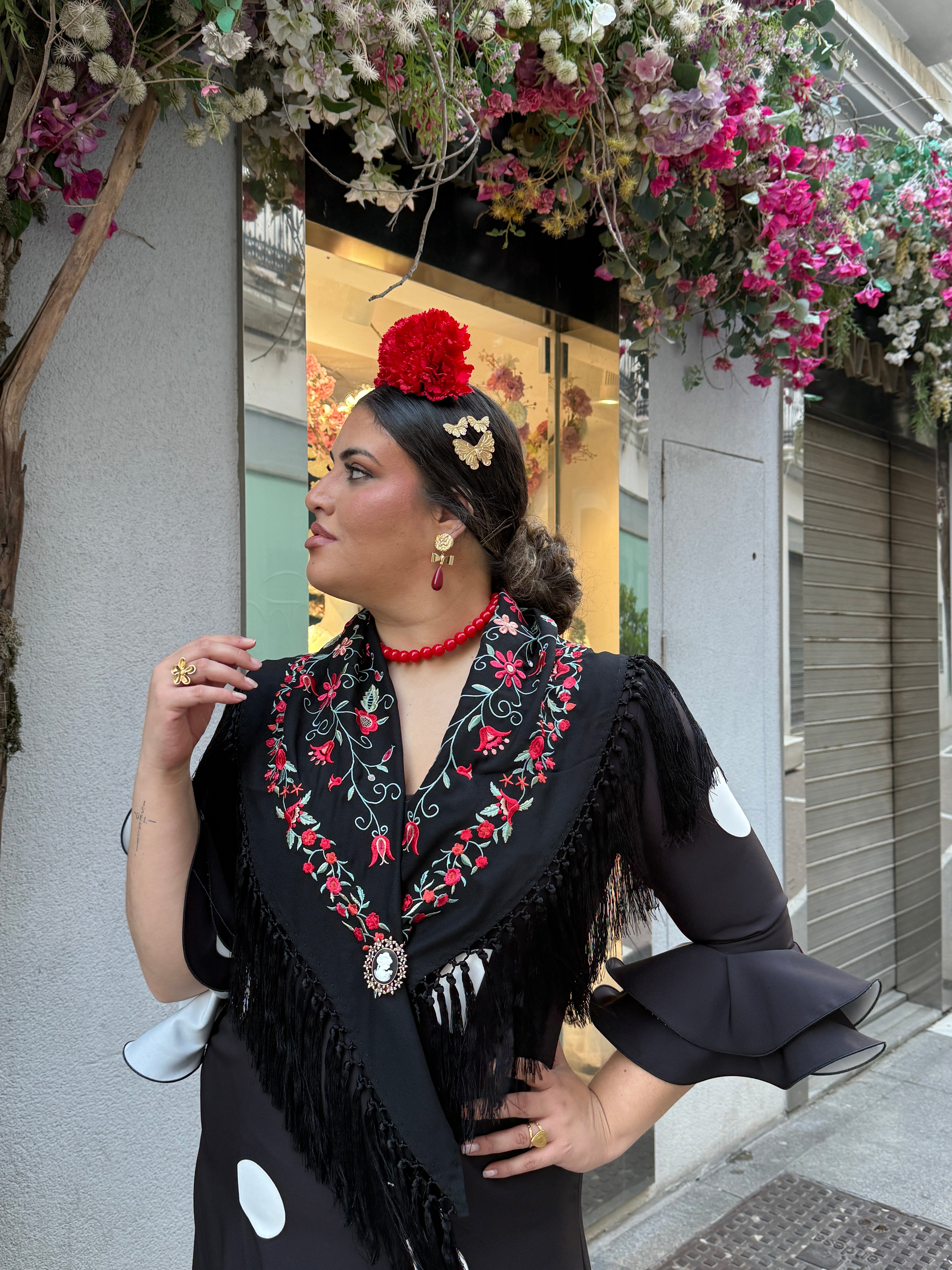 Bata jazmín negra | curvy