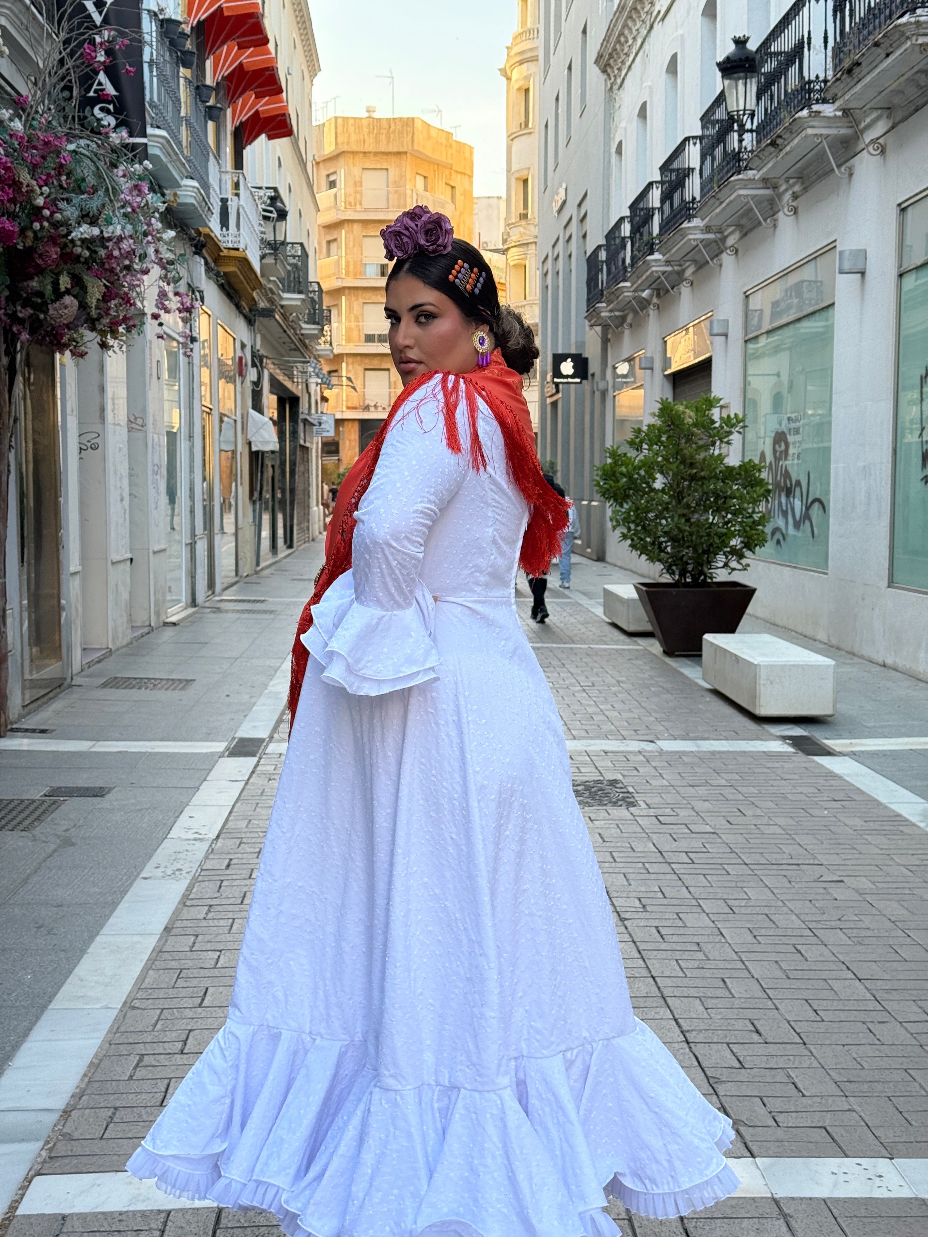 Bata amapola perforada | Curvy