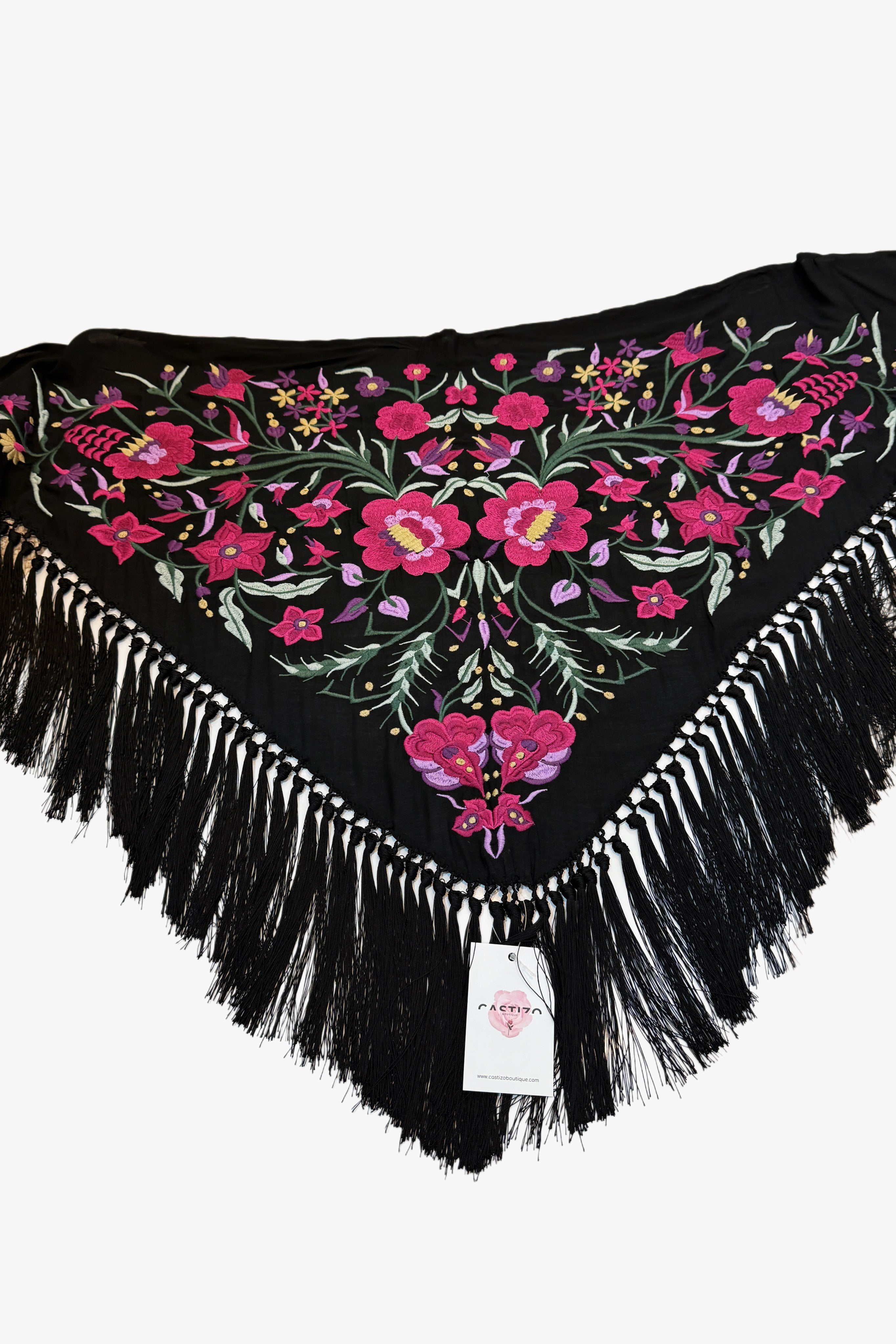 Mantoncillo negro y fucsia | Málaga
