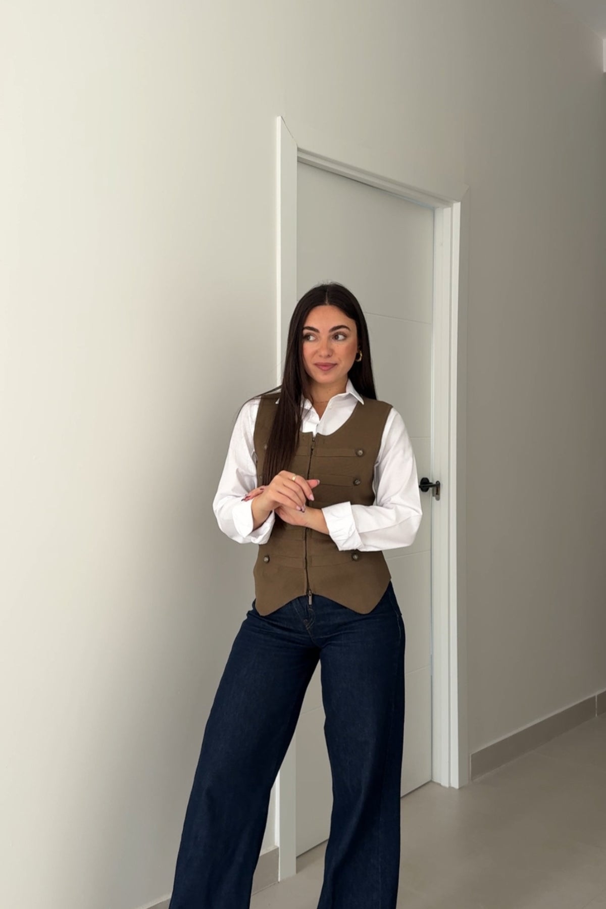 Chaleco Militar Botones