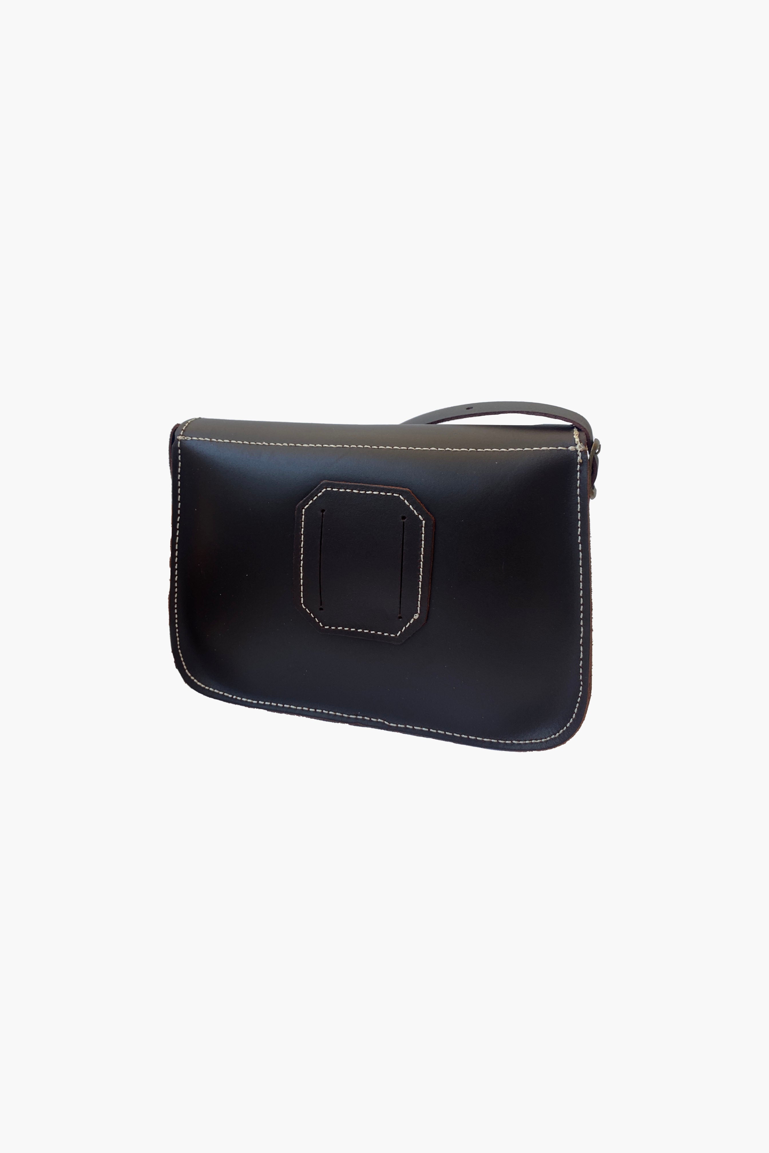 Bolso/riñonera cuadrado tostado