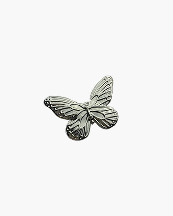 Broche mariposa plata