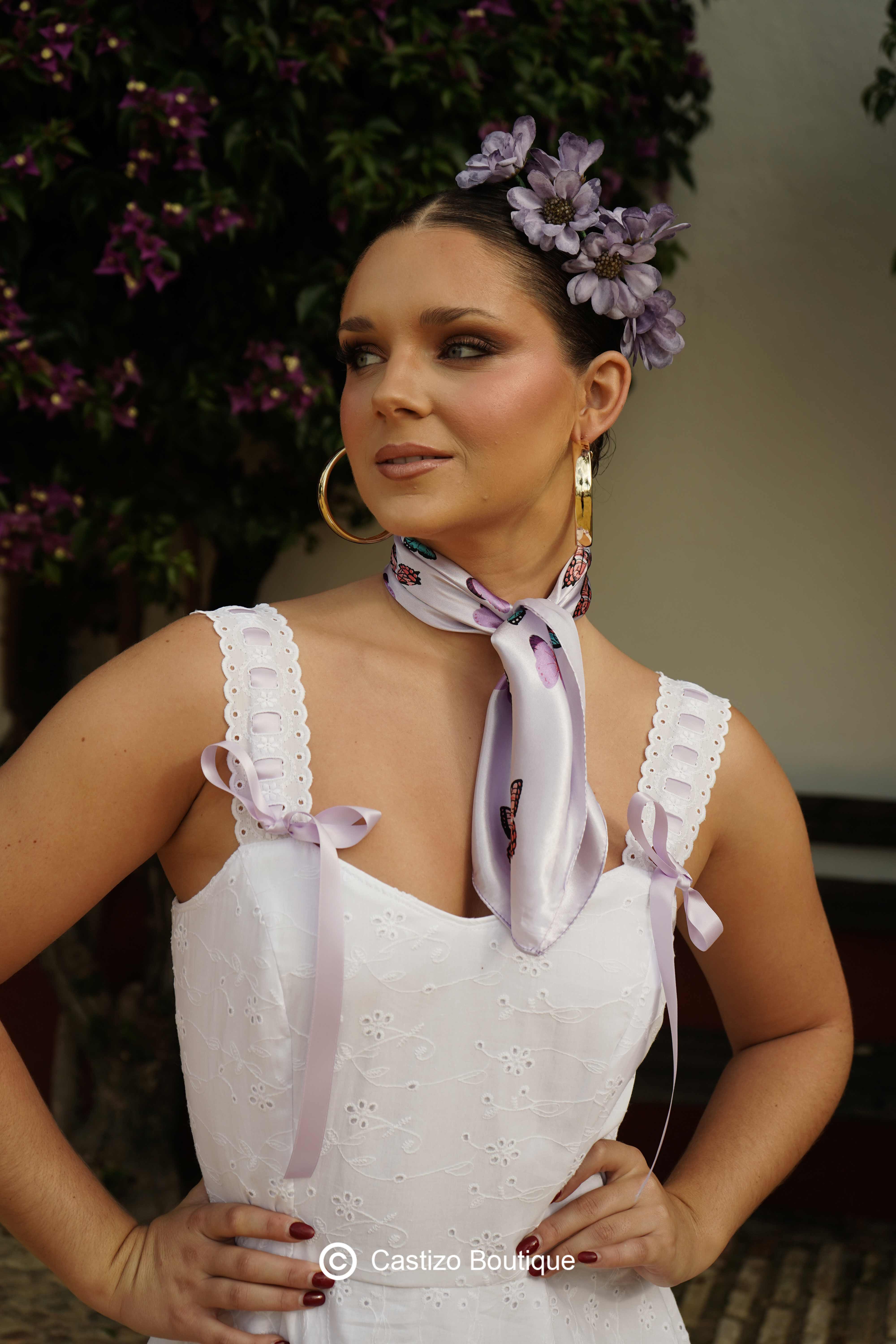 Bata Alba (Lazos personalizables)