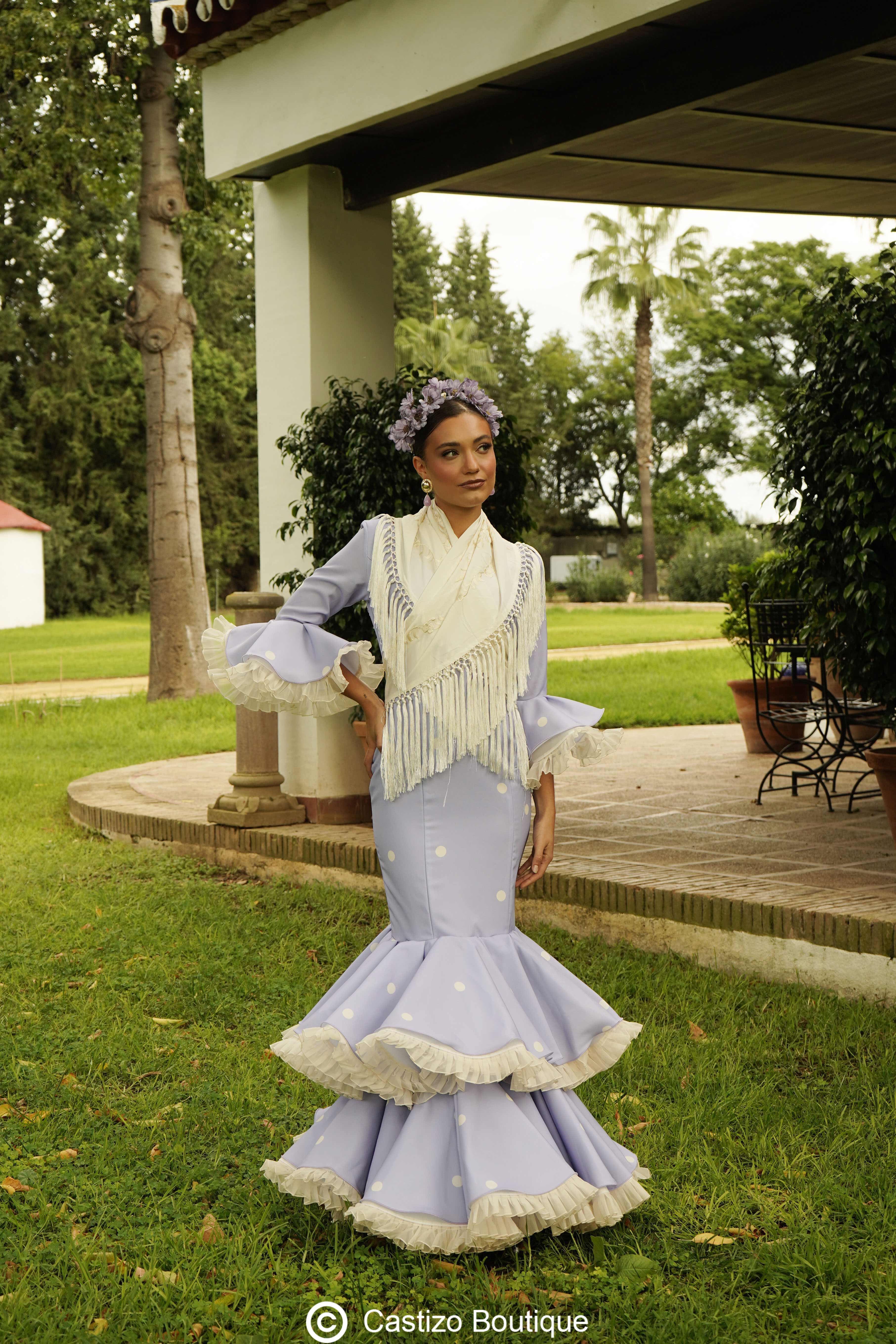 Traje Bulería Malva