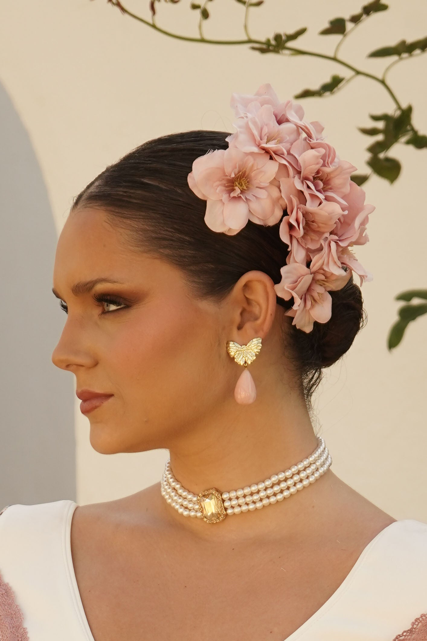 Pendiente mariposa nude