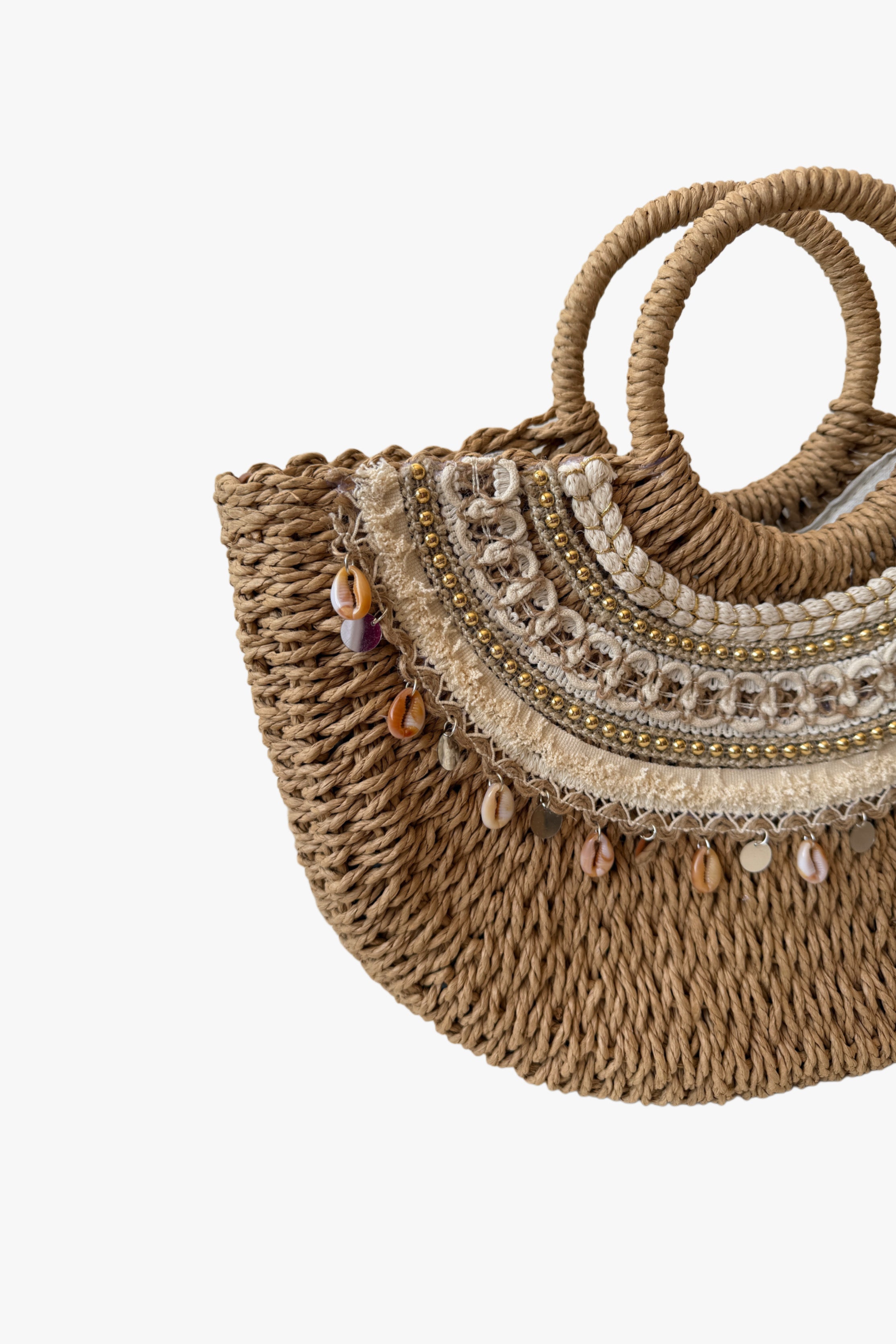 Bolso de rafia boho