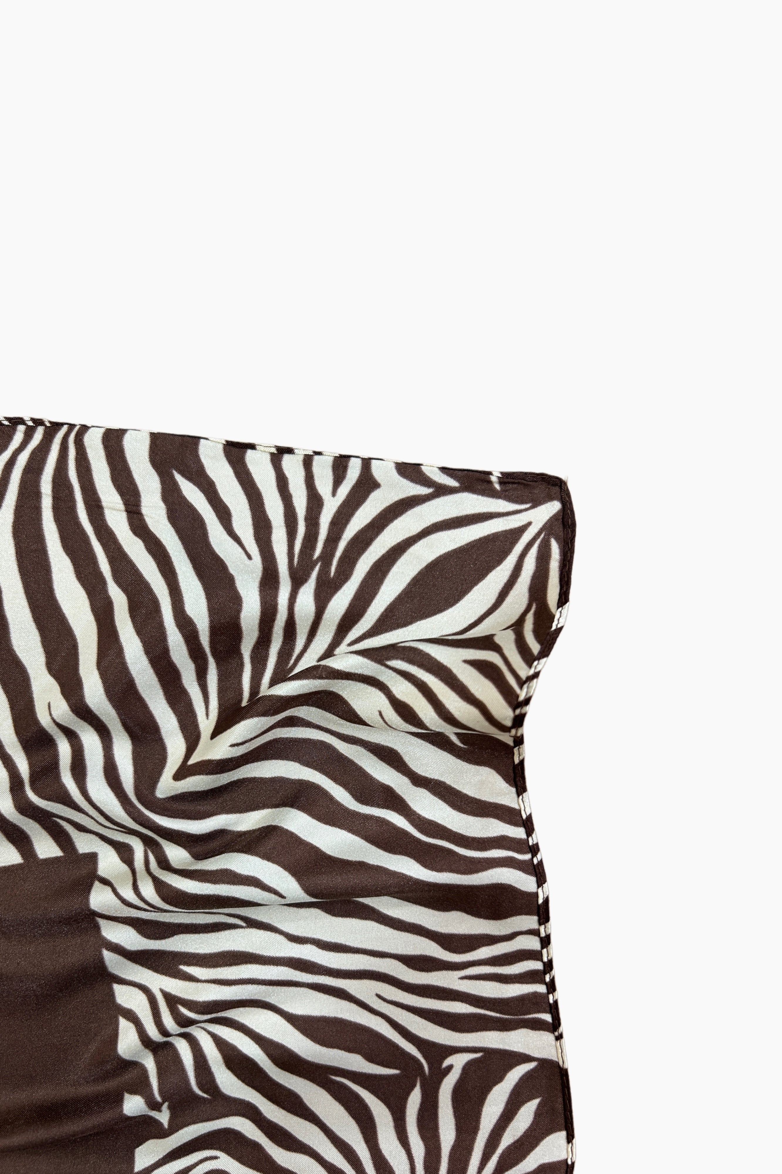 Pañuelo zebra marrón 60