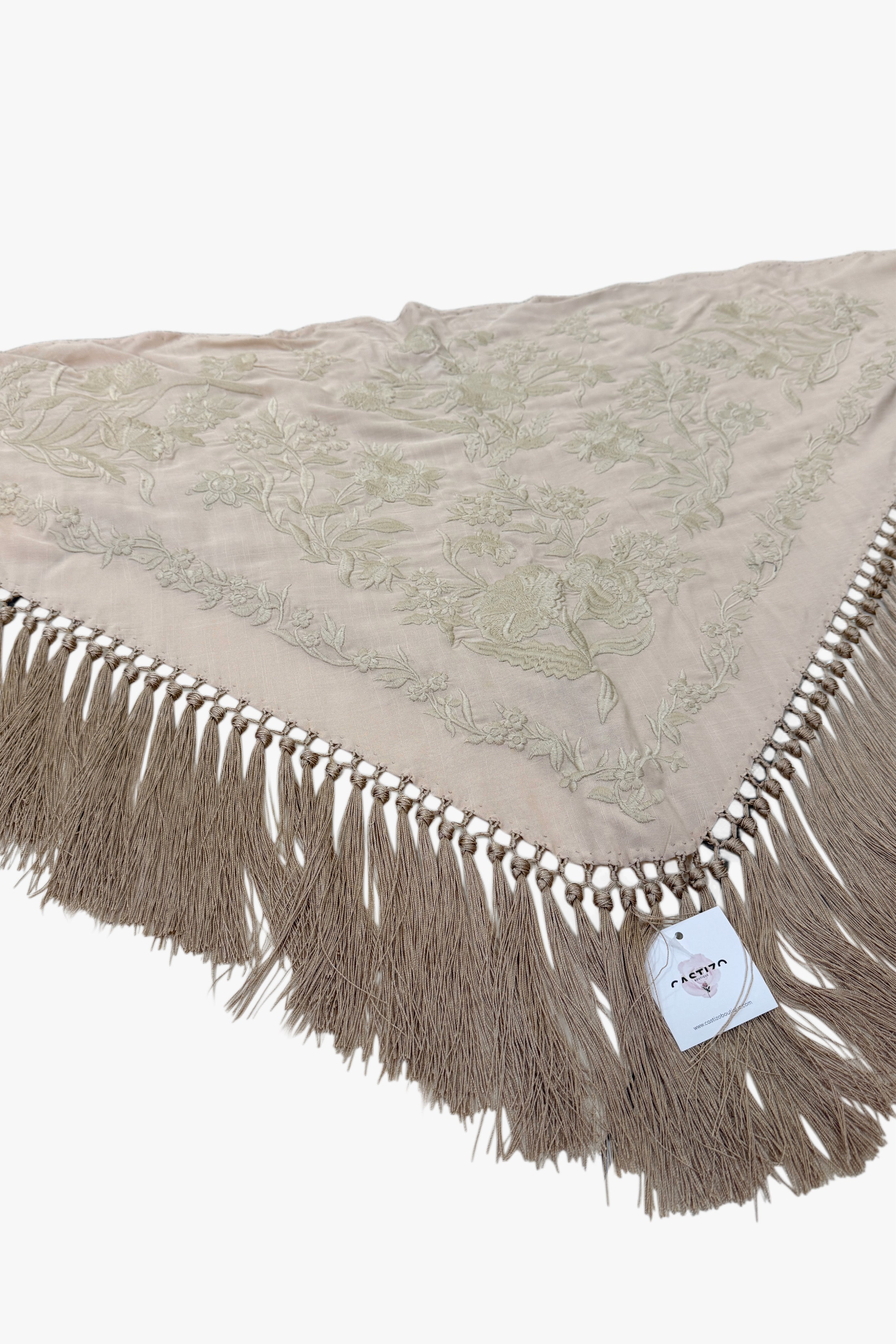 Mantoncillo Beige Tostado | Monocolor