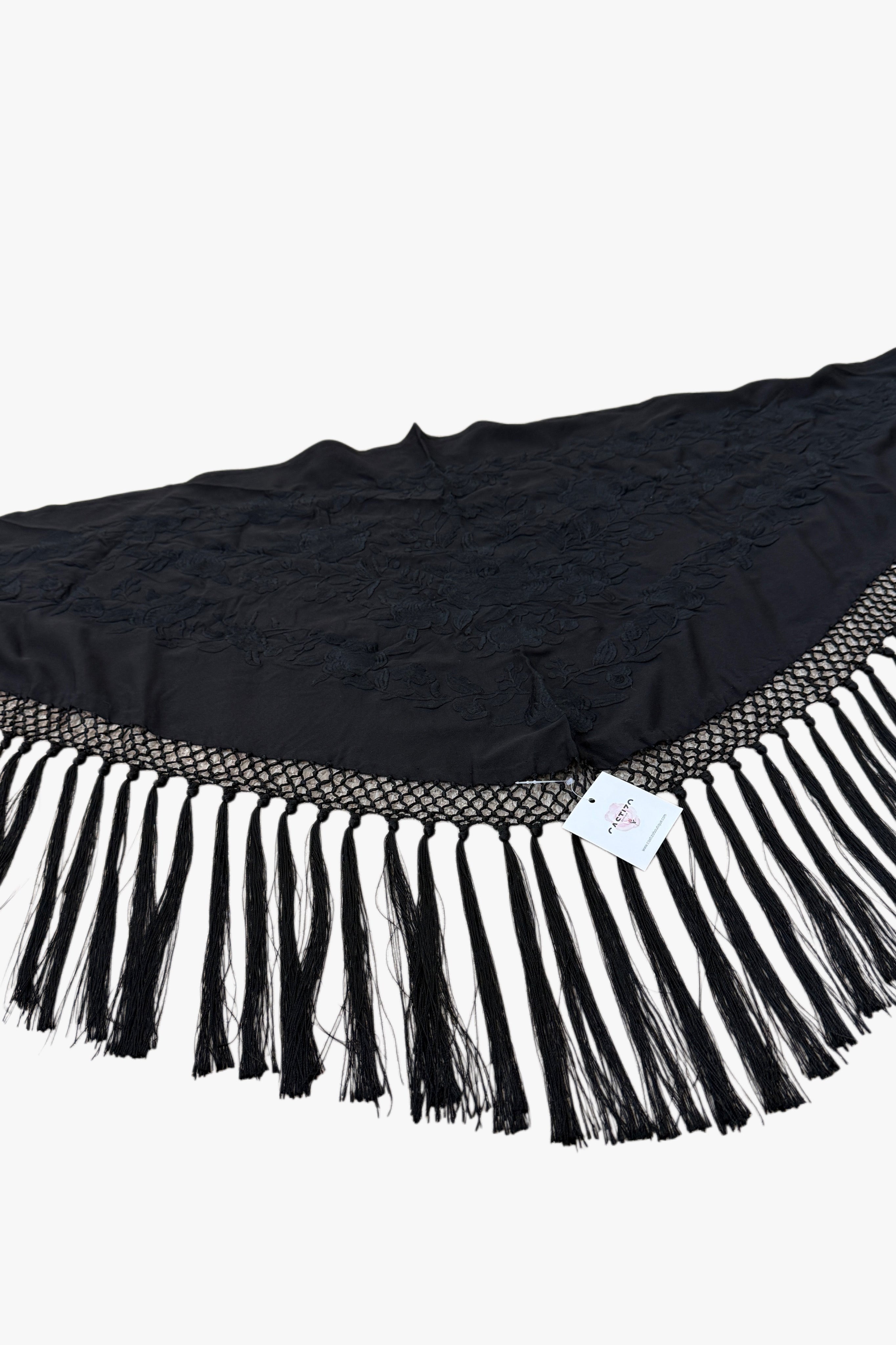 Mantón Negro | Monocolor