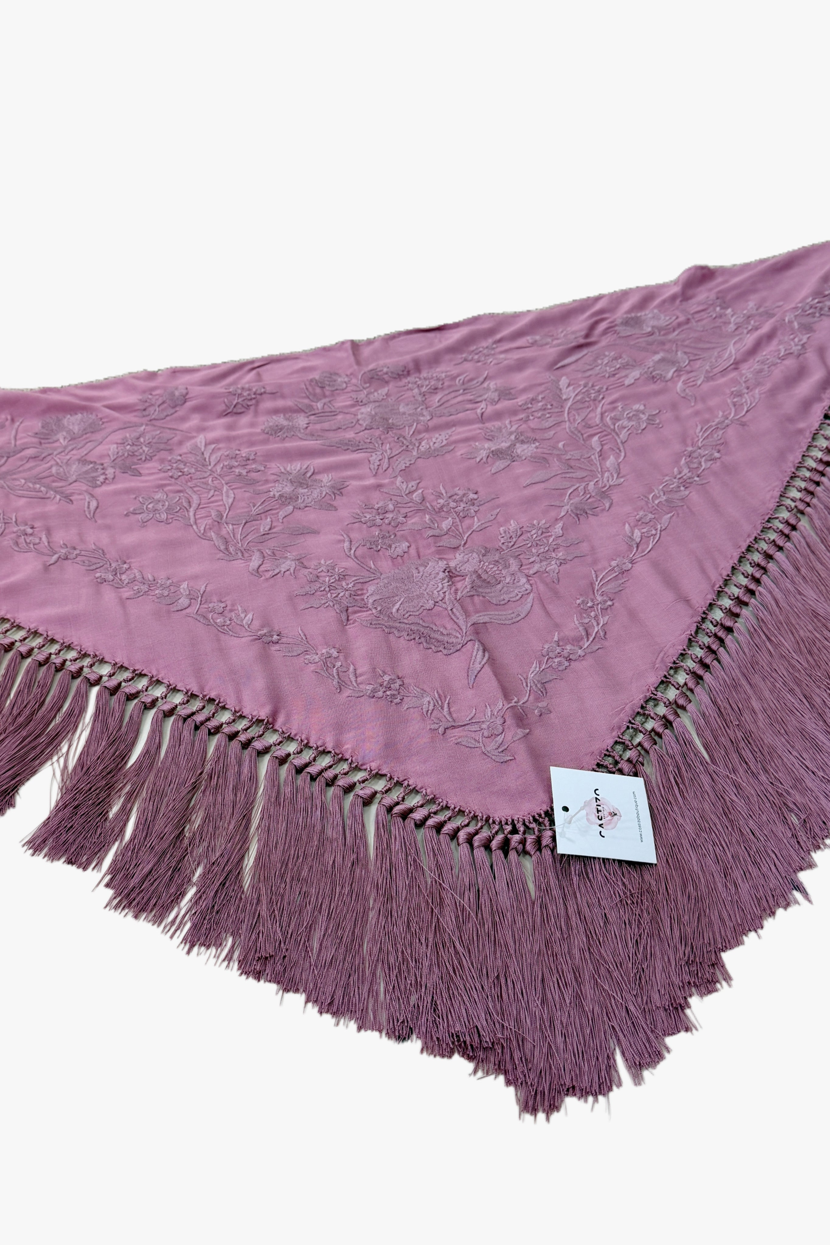 Mantón Rosa Empolvado | Camino