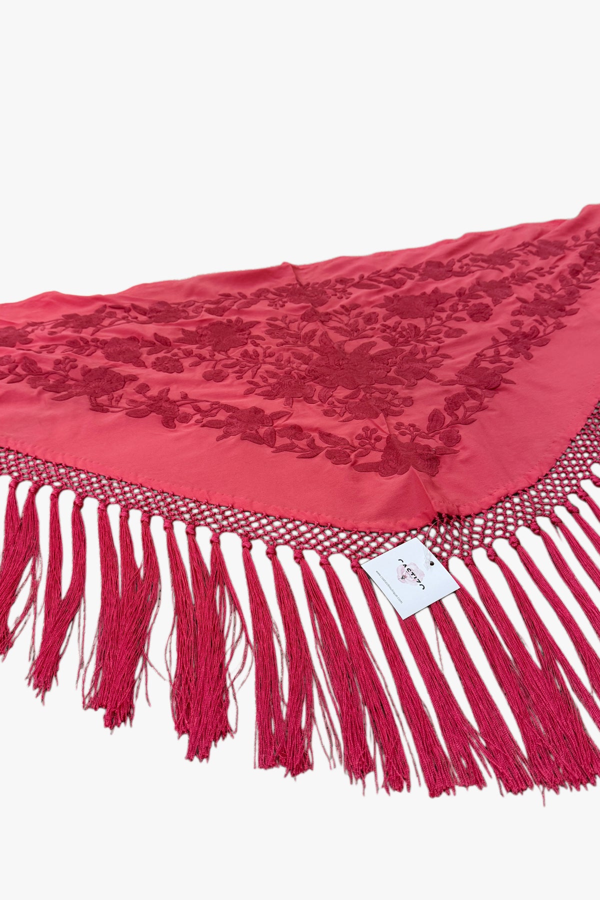 Mantón Coral | Monocolor