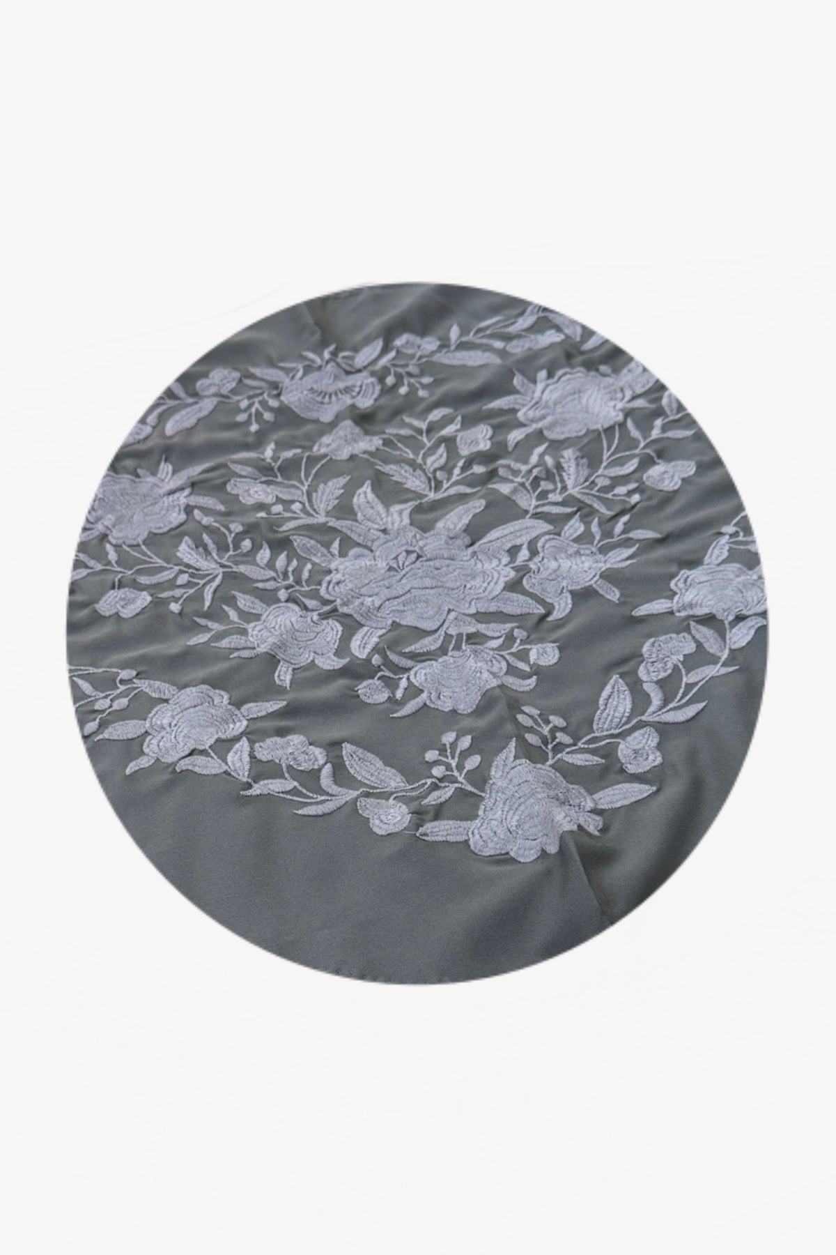 Mantón Gris Antracita | Monocolor