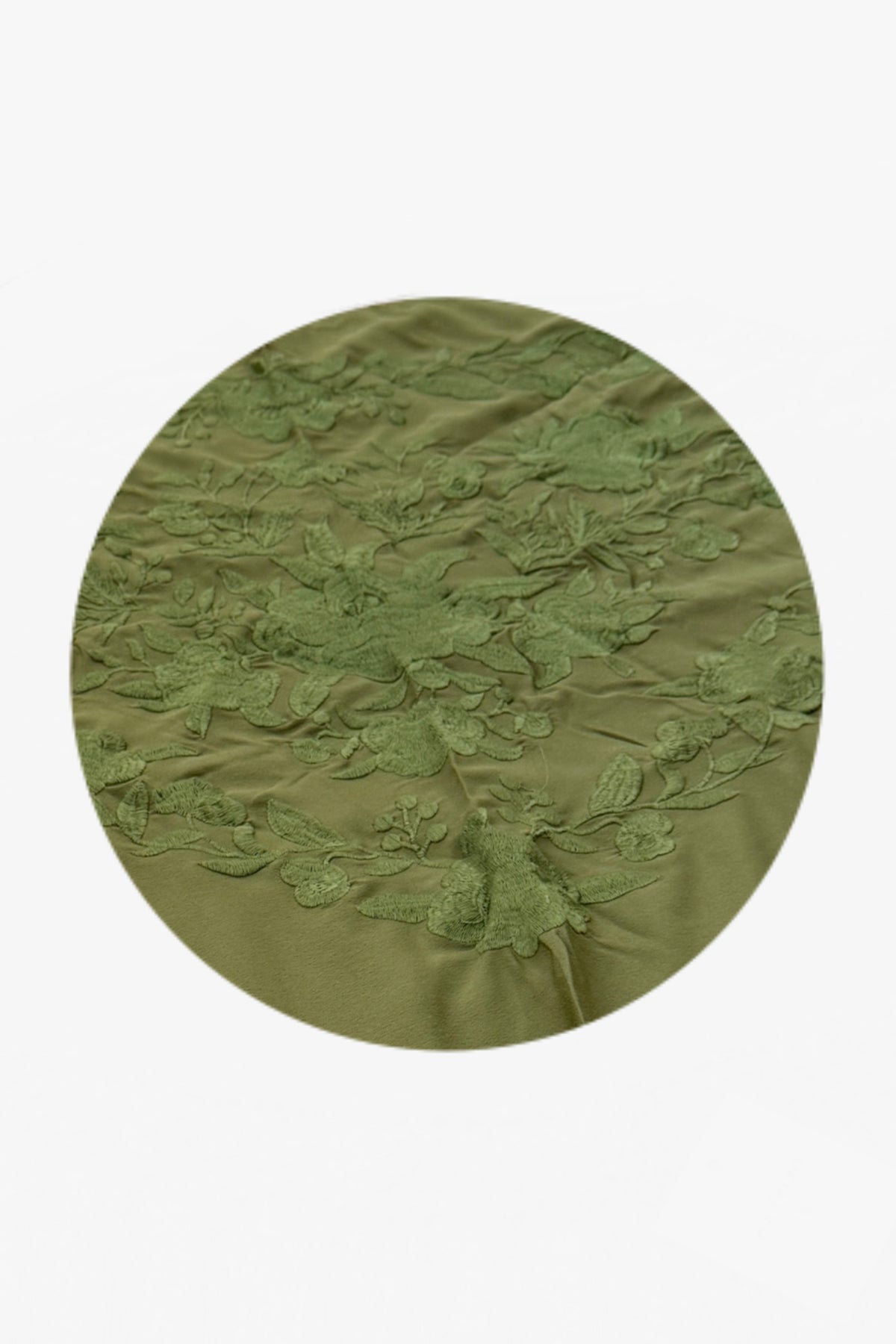 Mantón Verde Caqui | Monocolor