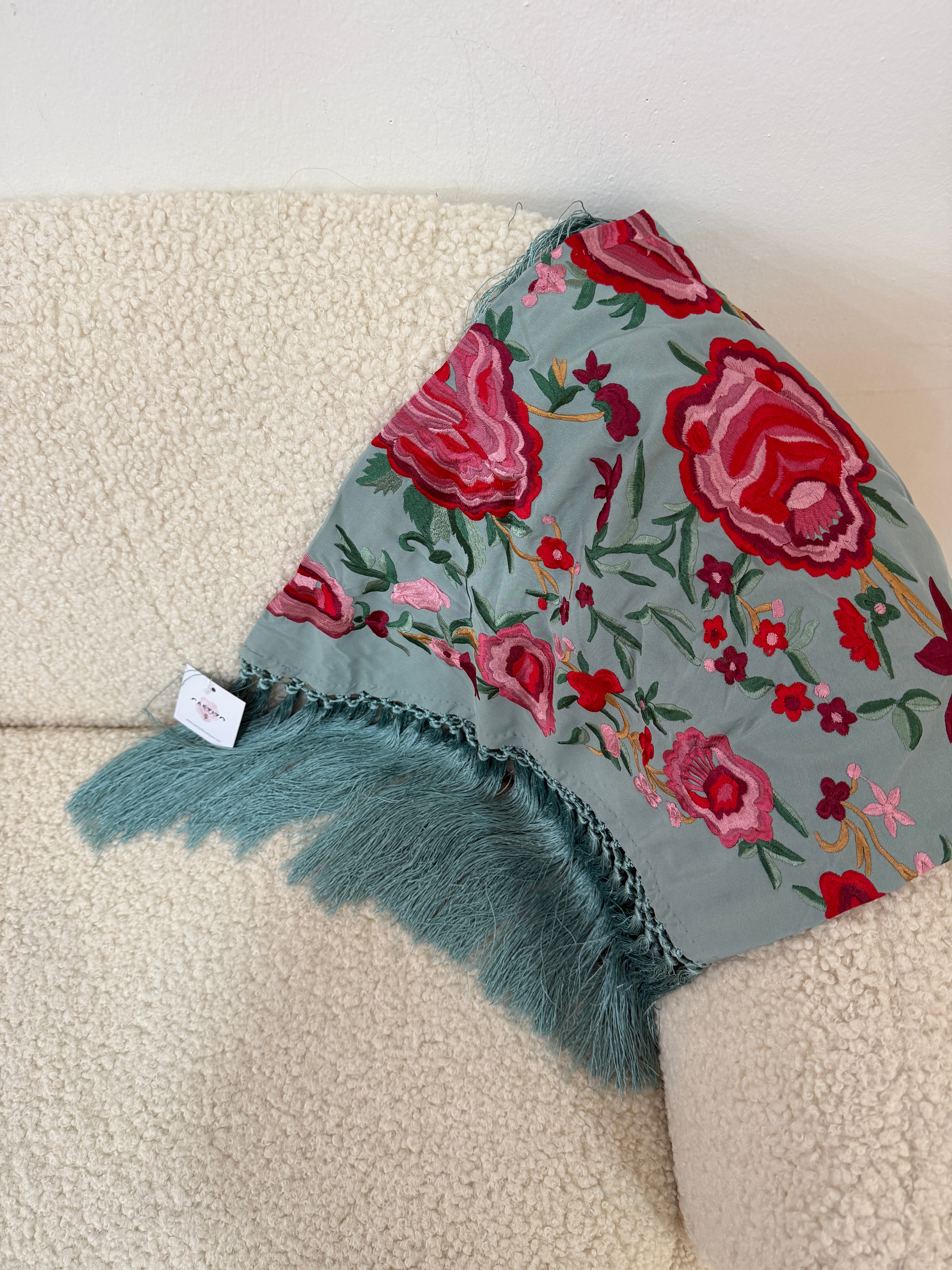 Mantoncillo peonía azul jabonoso