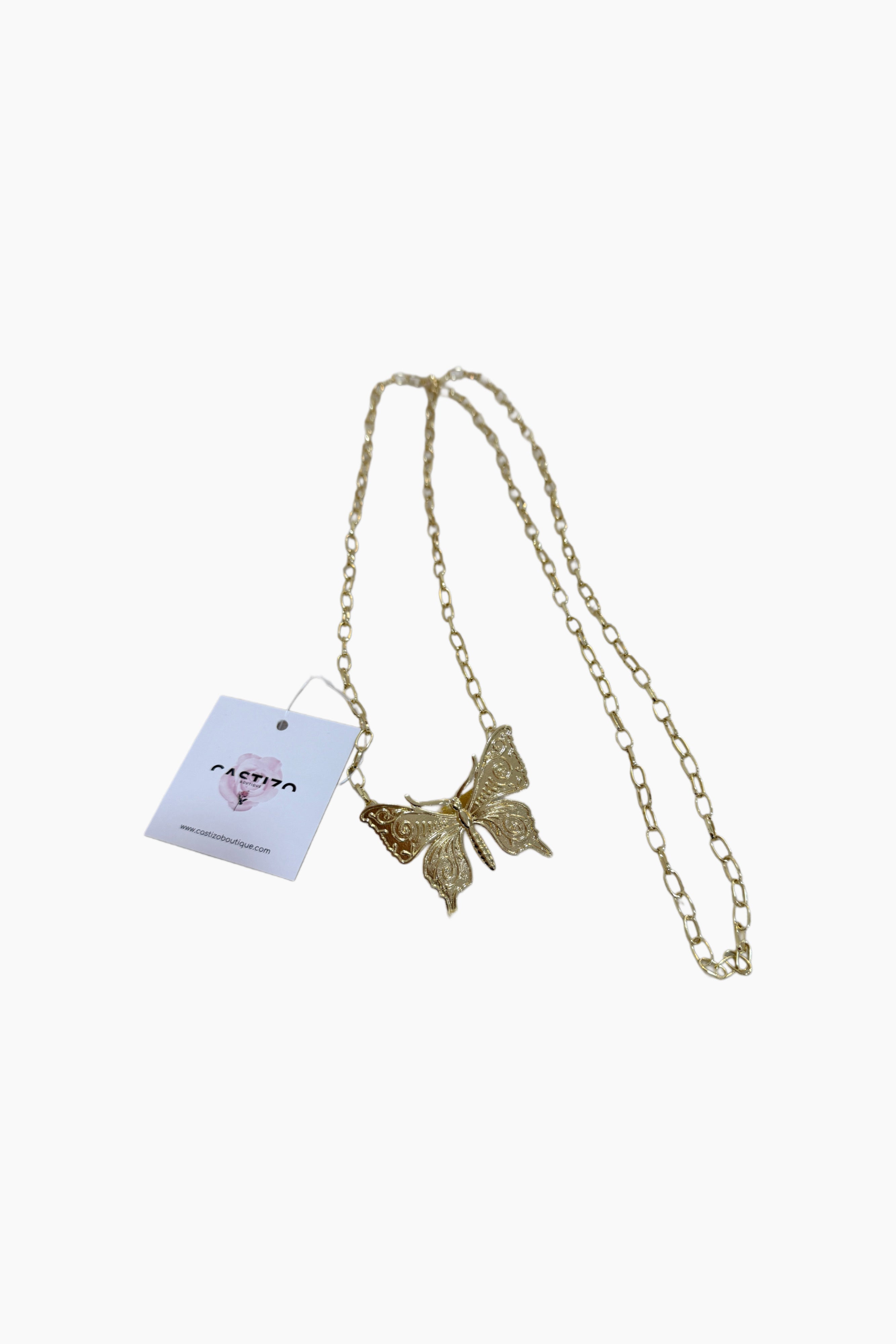 Cuelga abanico mariposa