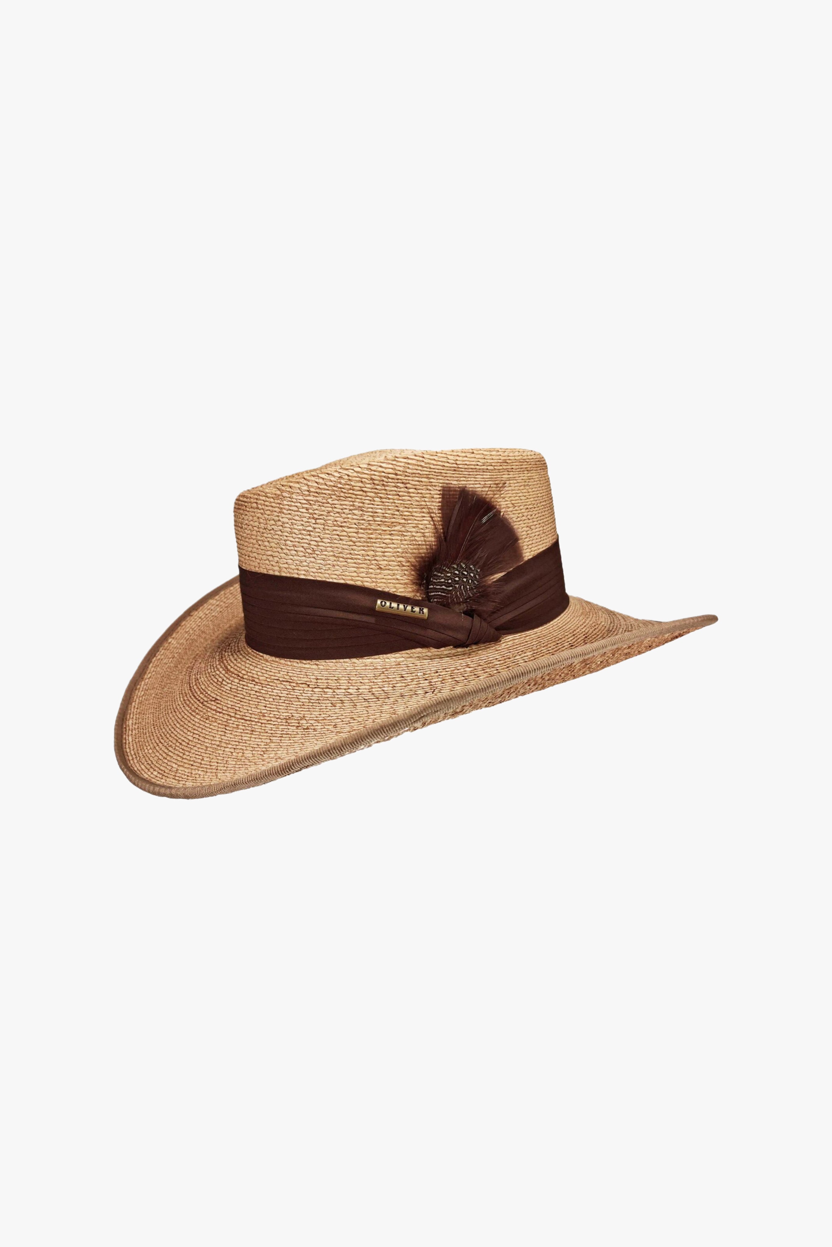 Sombrero gambler pluma