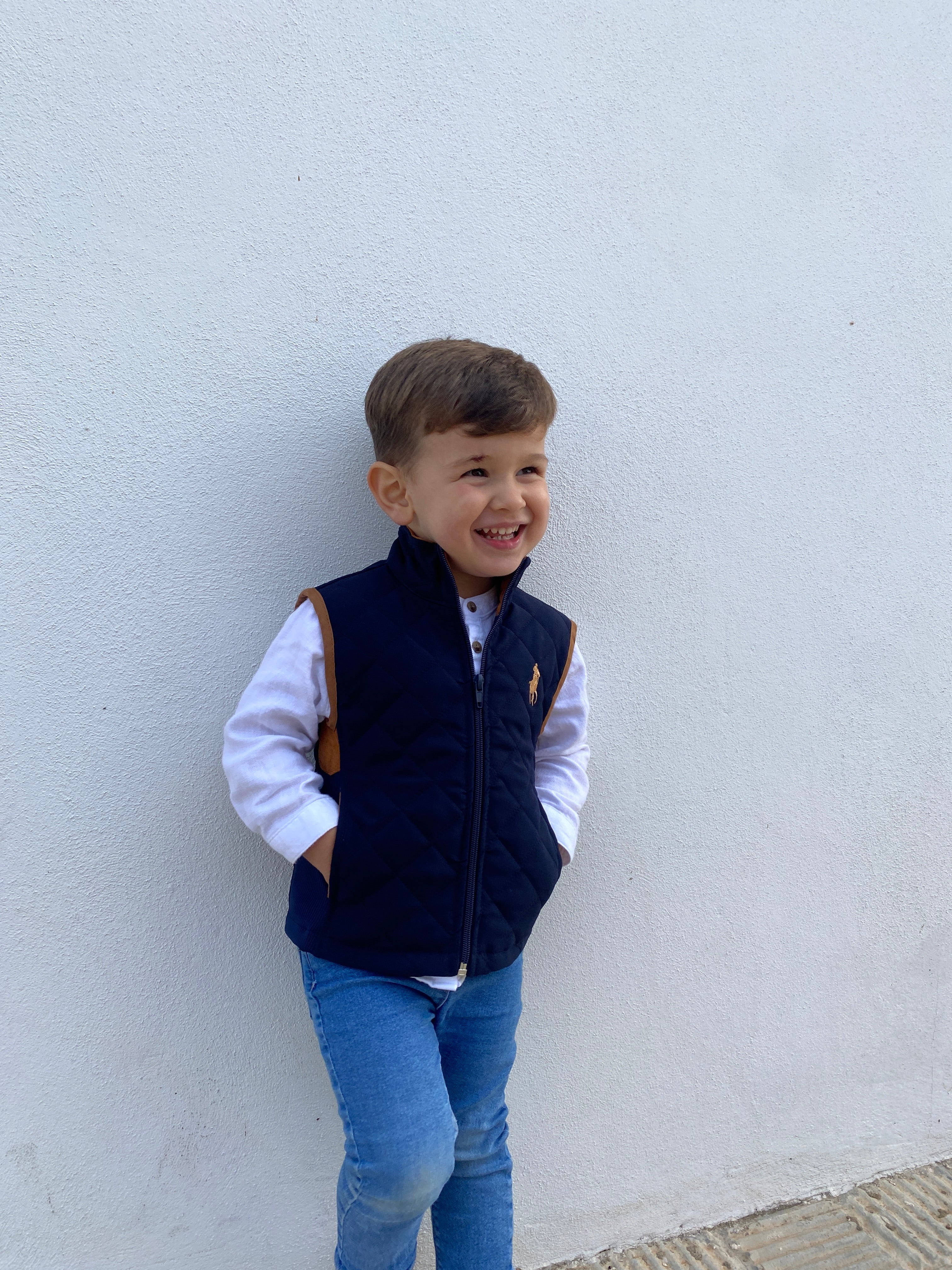 Chaleco husky azul de niñ@