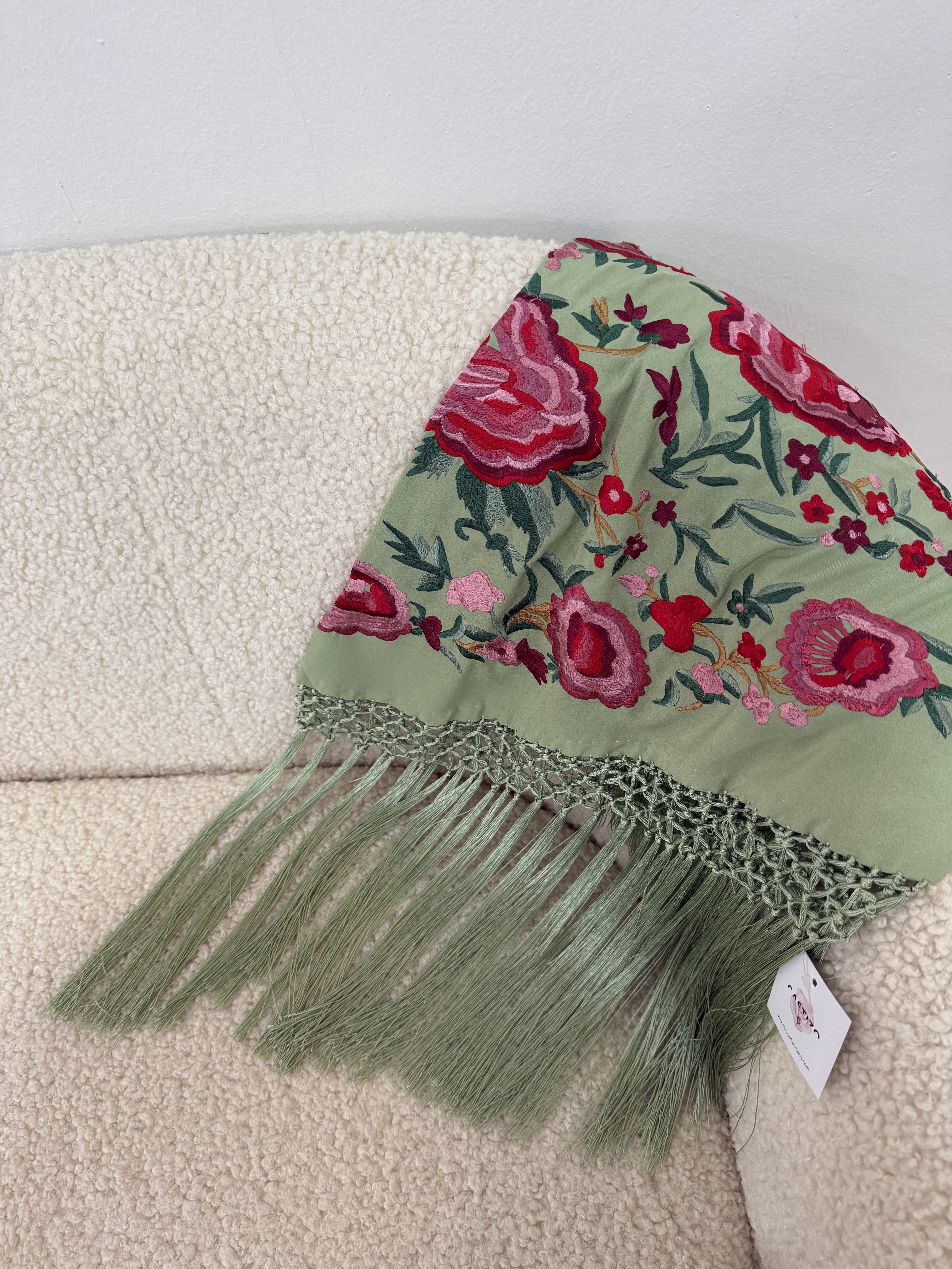 Mantoncillo peonía verde jabonoso