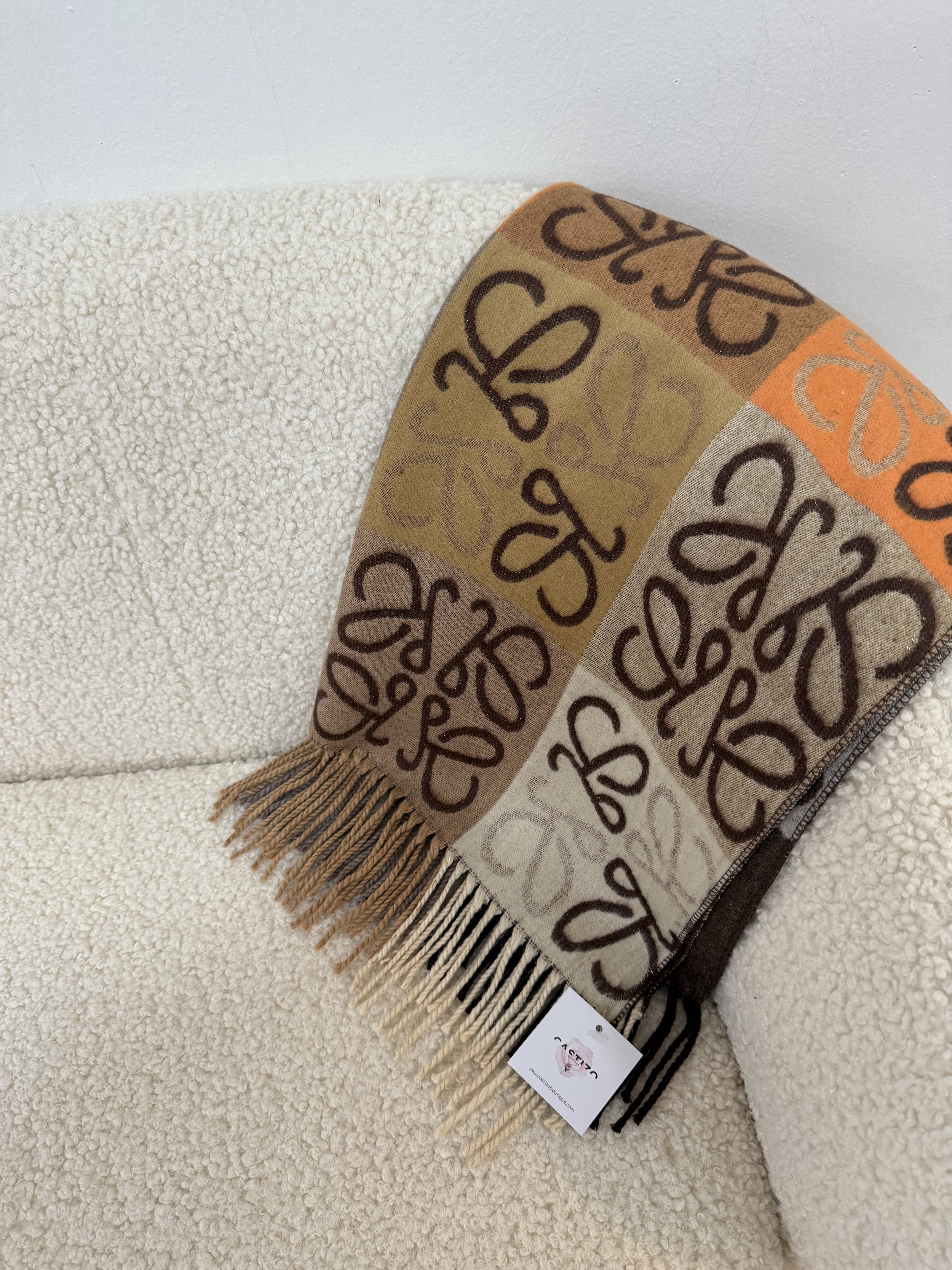 Pañoleta reversible cuadro