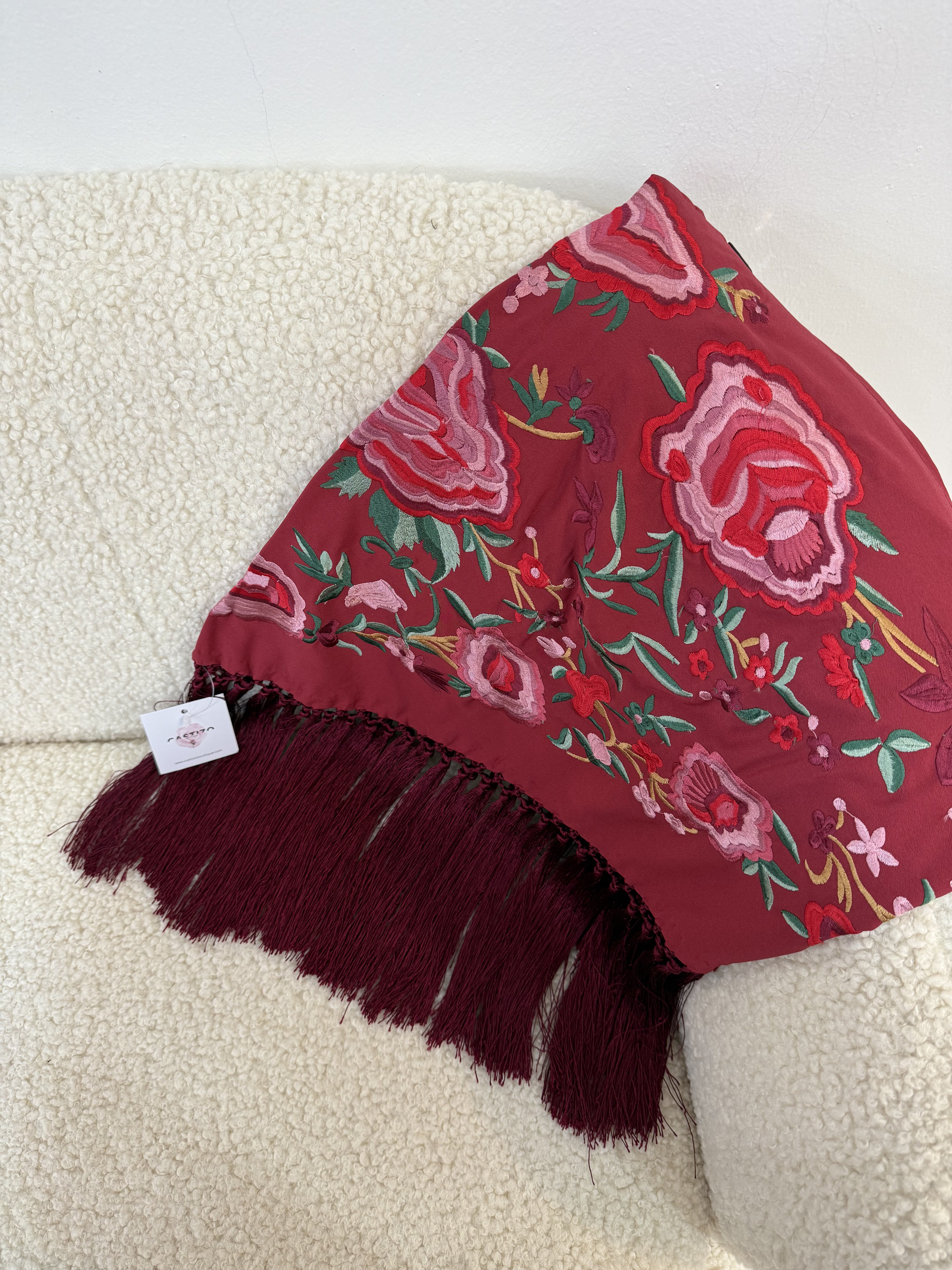 Mantoncillo Peonía Tinto