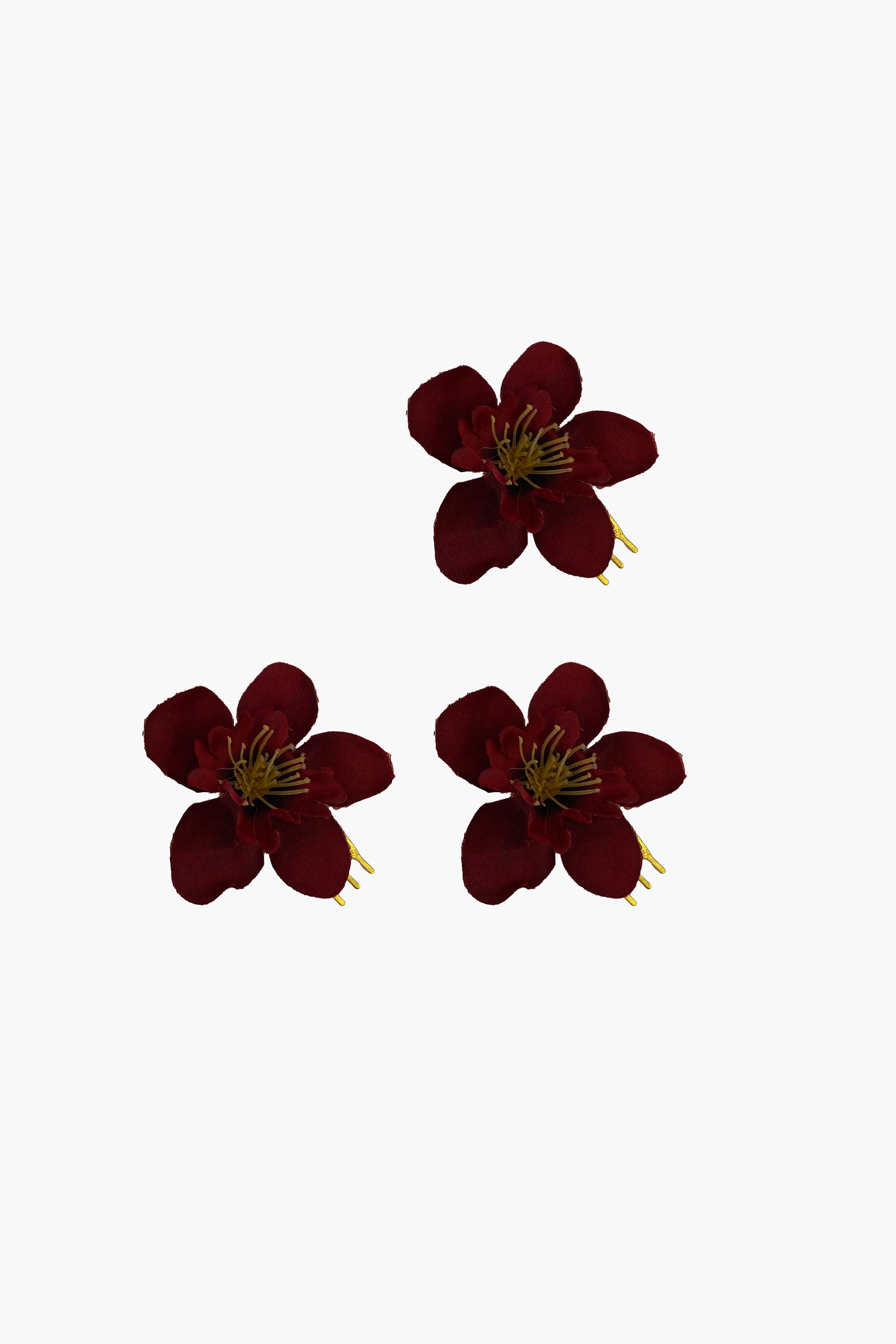 Peinecillos individuales flor tinto (Pack)
