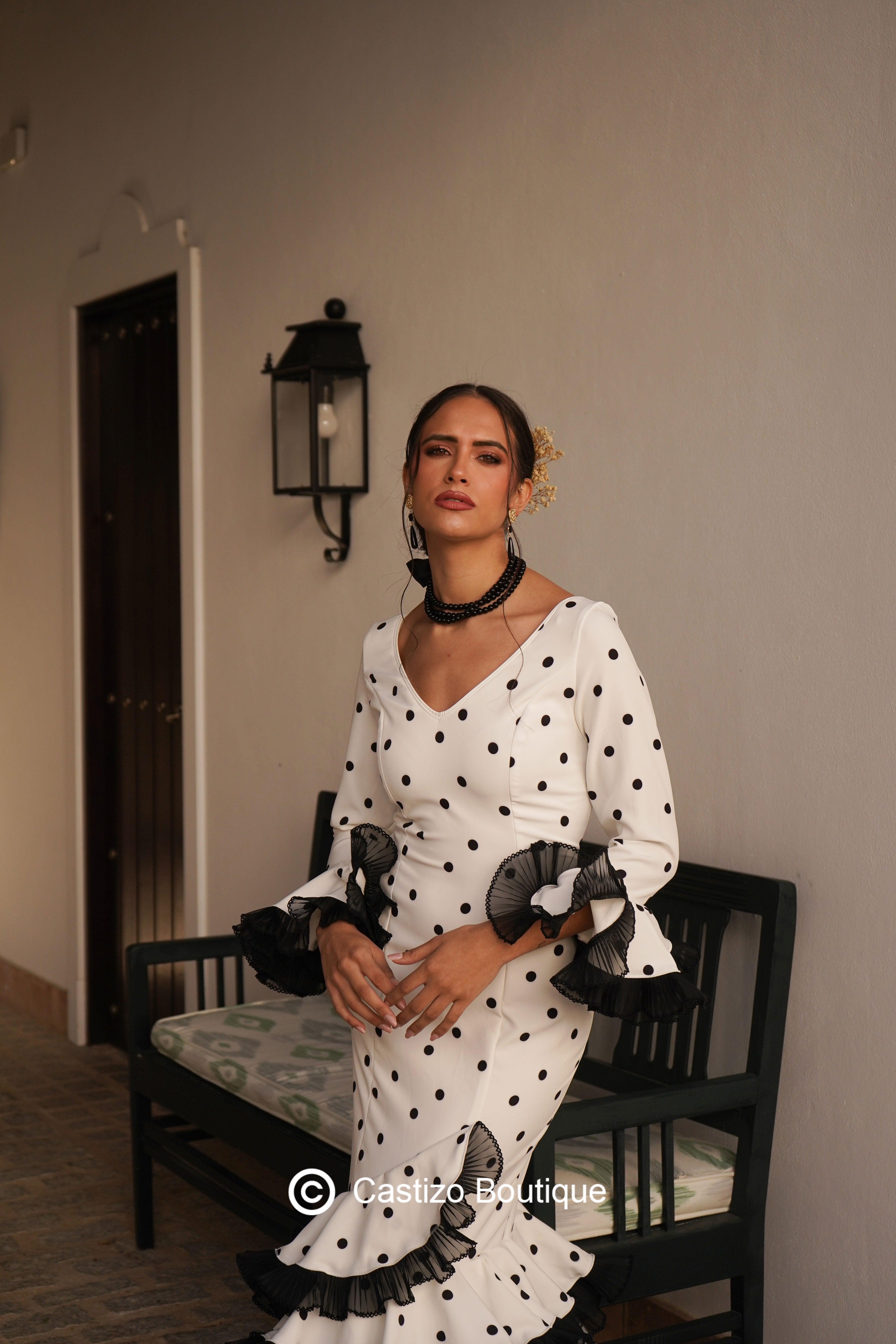 Traje Ágata | Blanco y negro