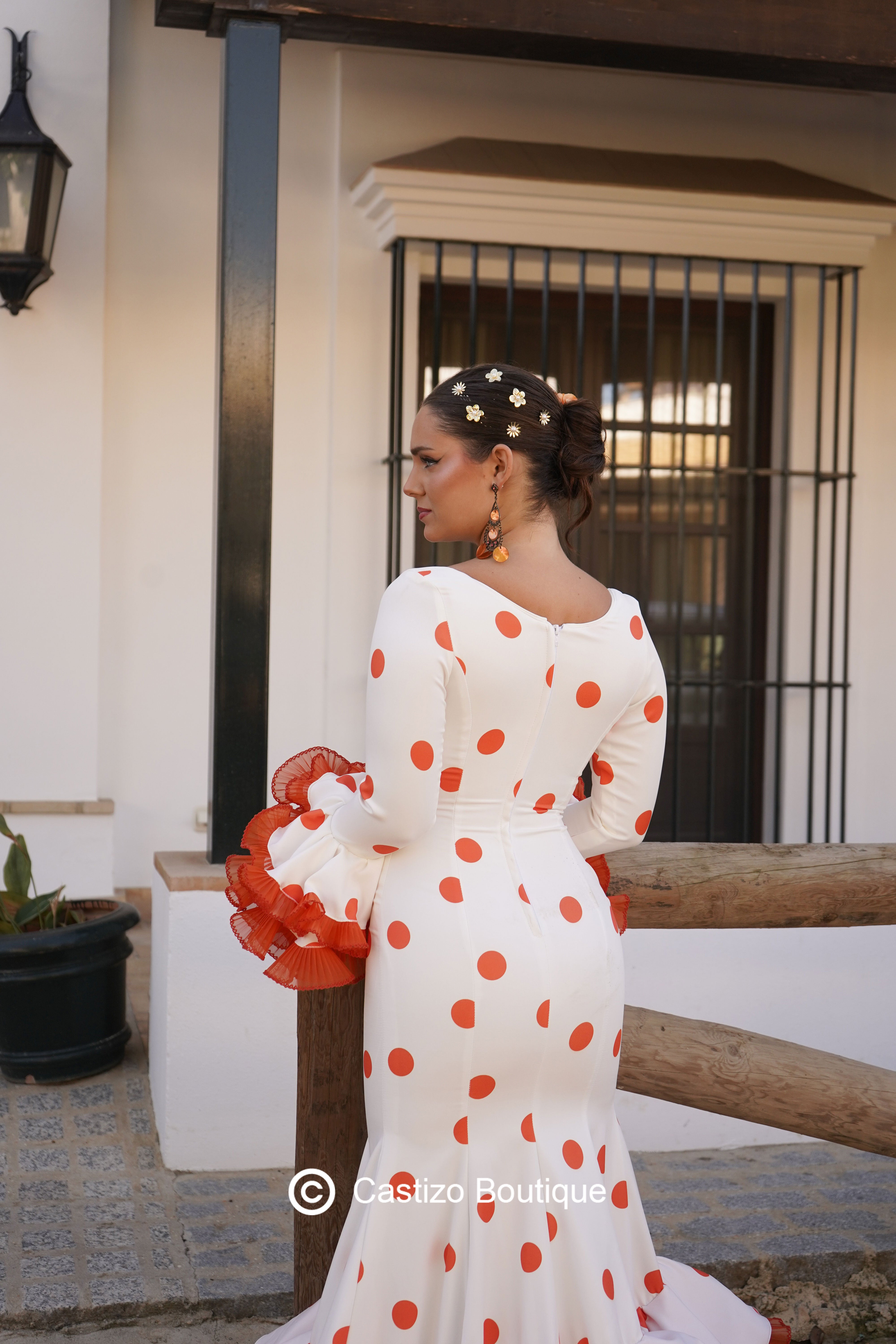 Traje Perla | Lunar naranja