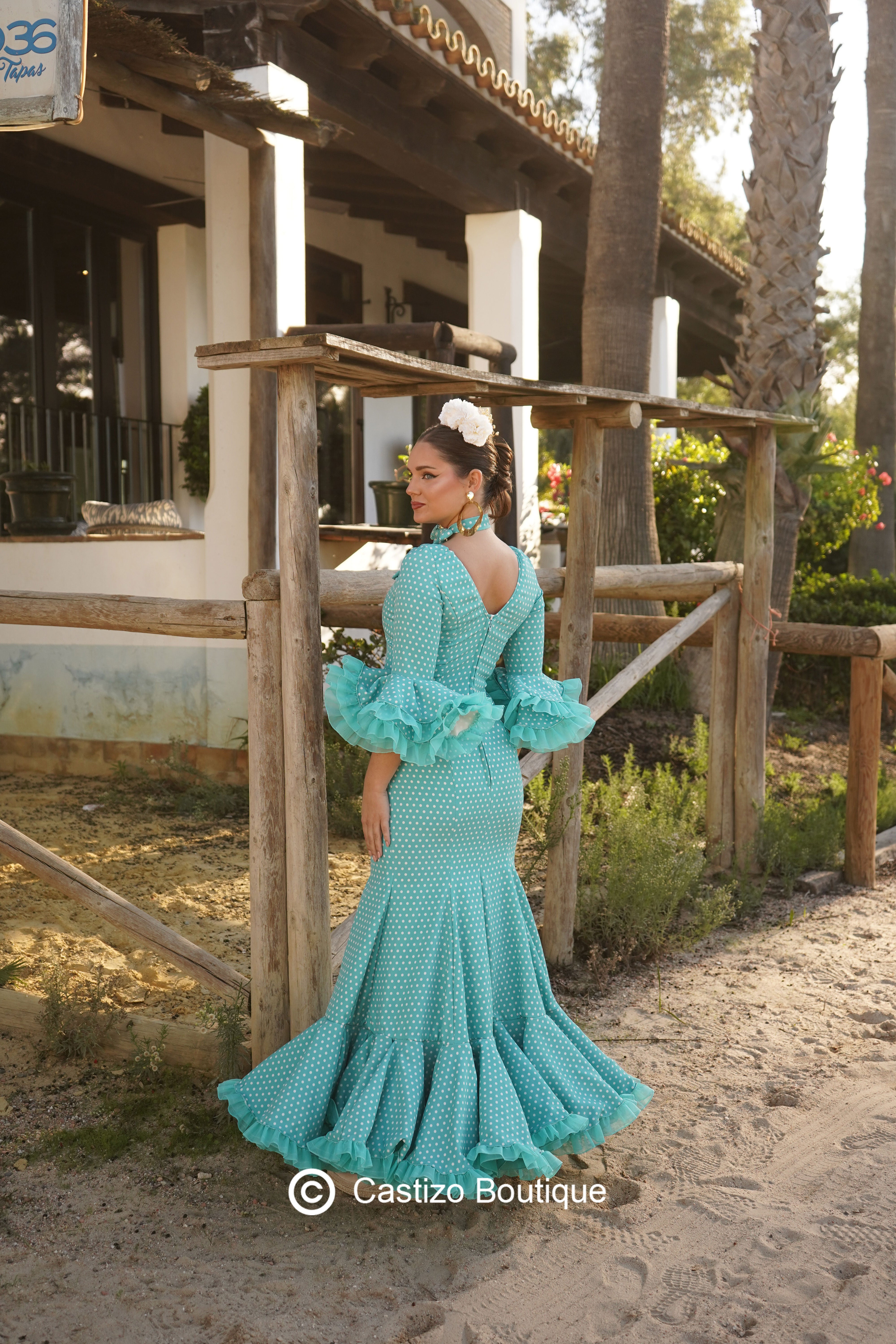 Traje Carmesí | Verde agua