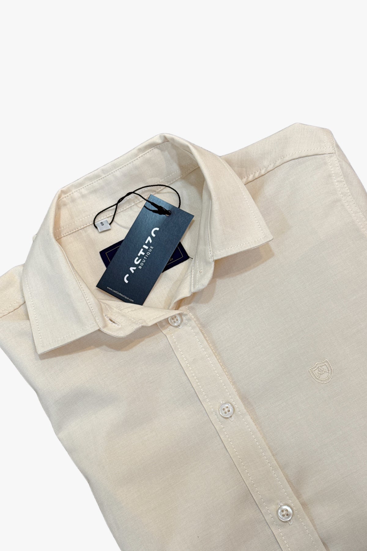 Camisa Oxford Crema