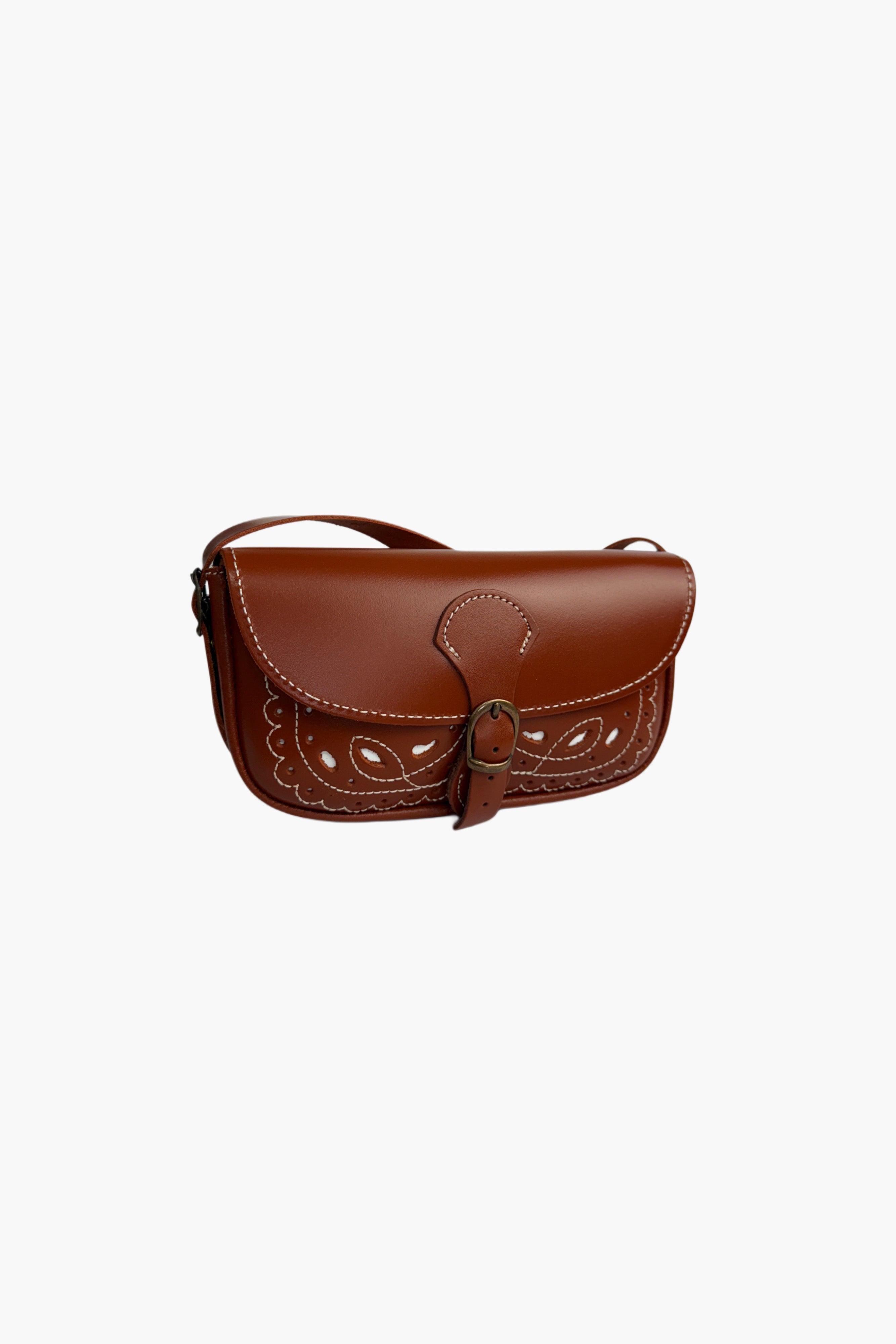 Bolso/Riñonera picado mini miel