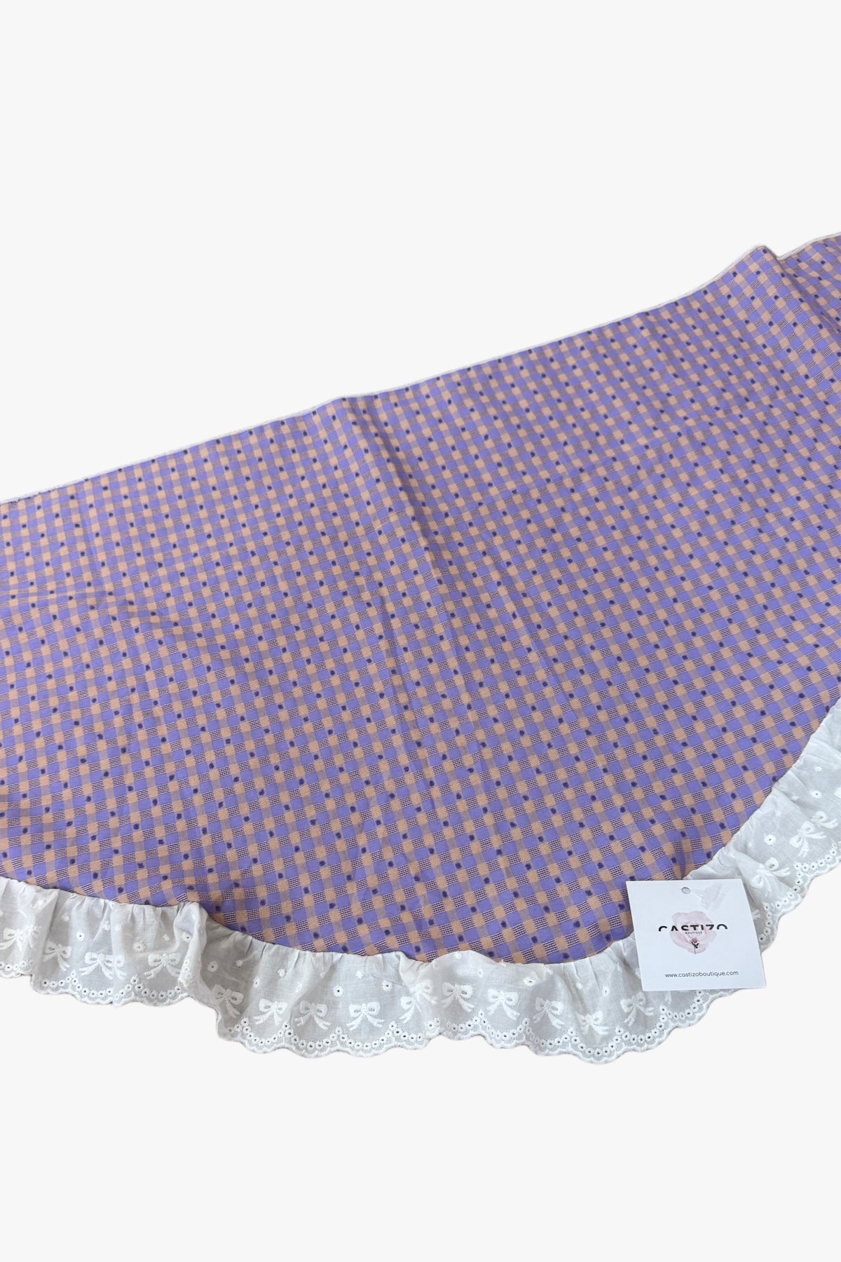 Pañoleta Malva Cuadros