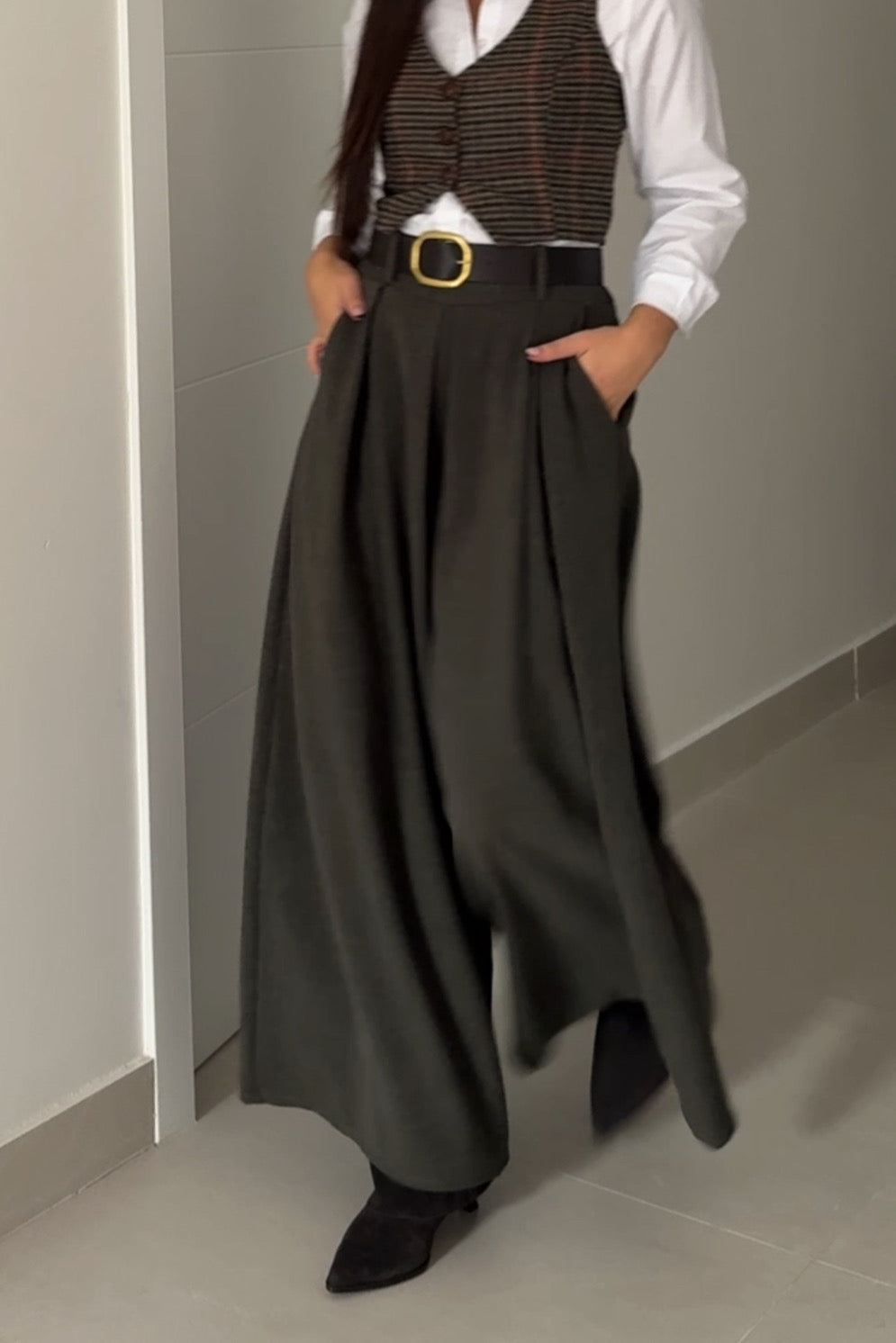 Pantalón Espiga Palazzo