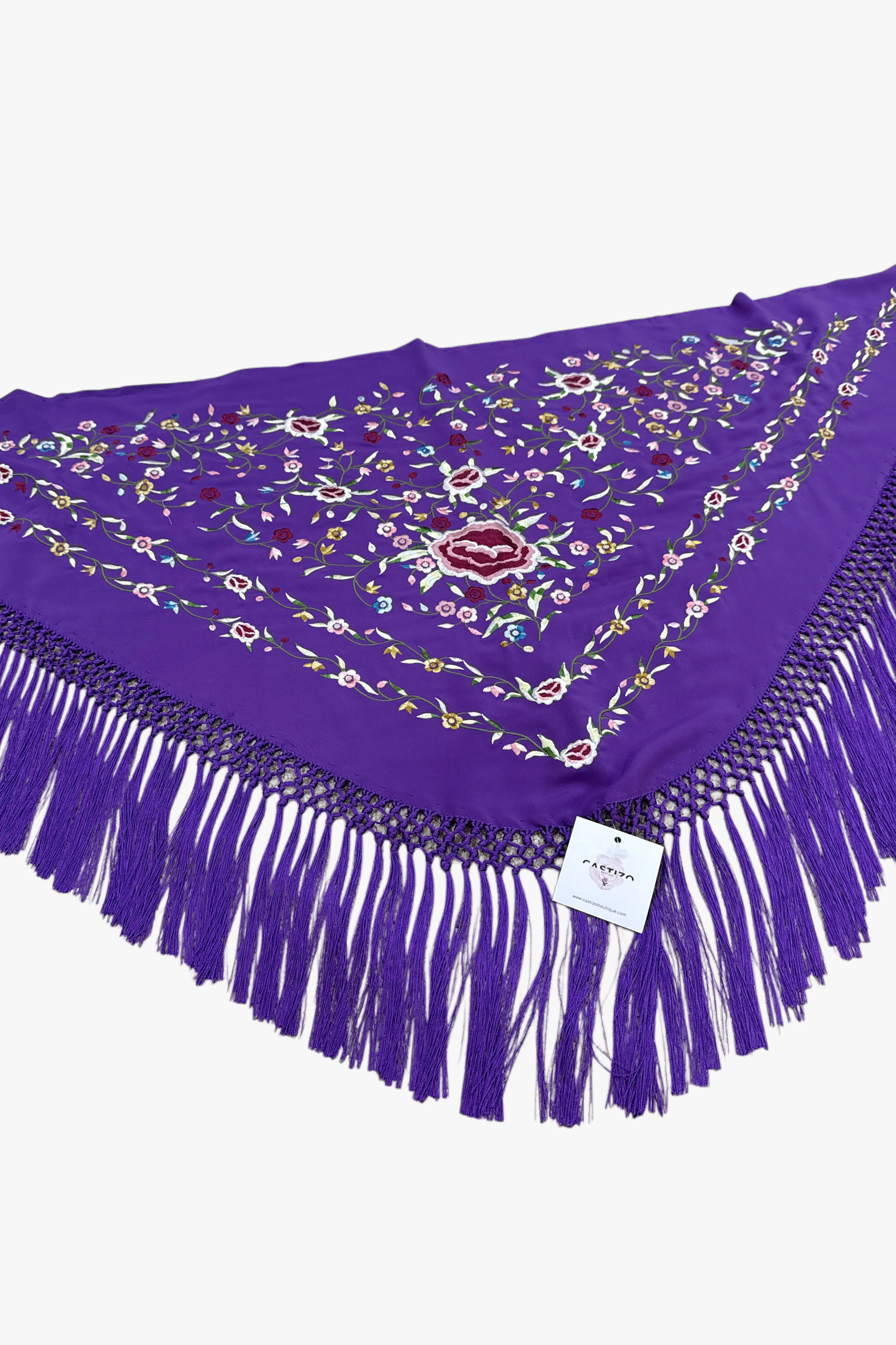 Mantoncillo Morado/Berenjena | Mini flor