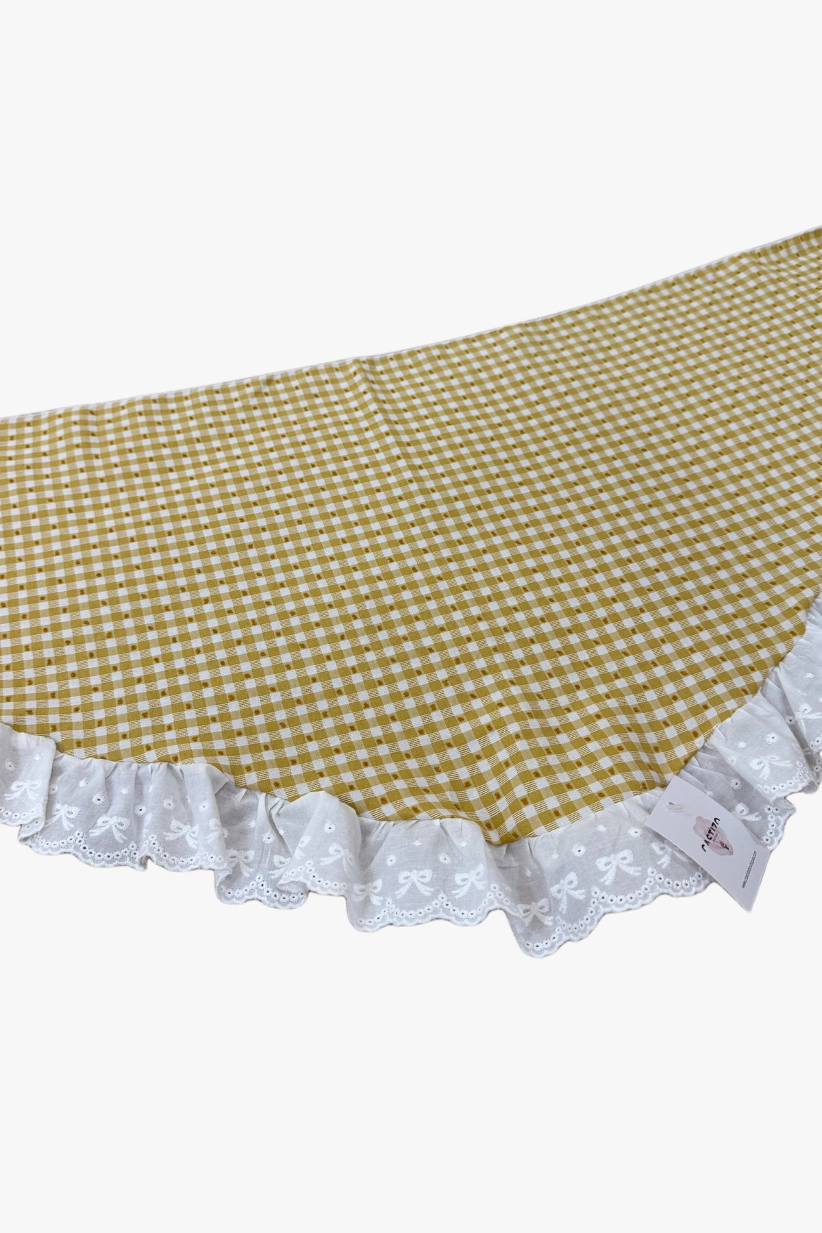 Pañoleta Mostaza Cuadros