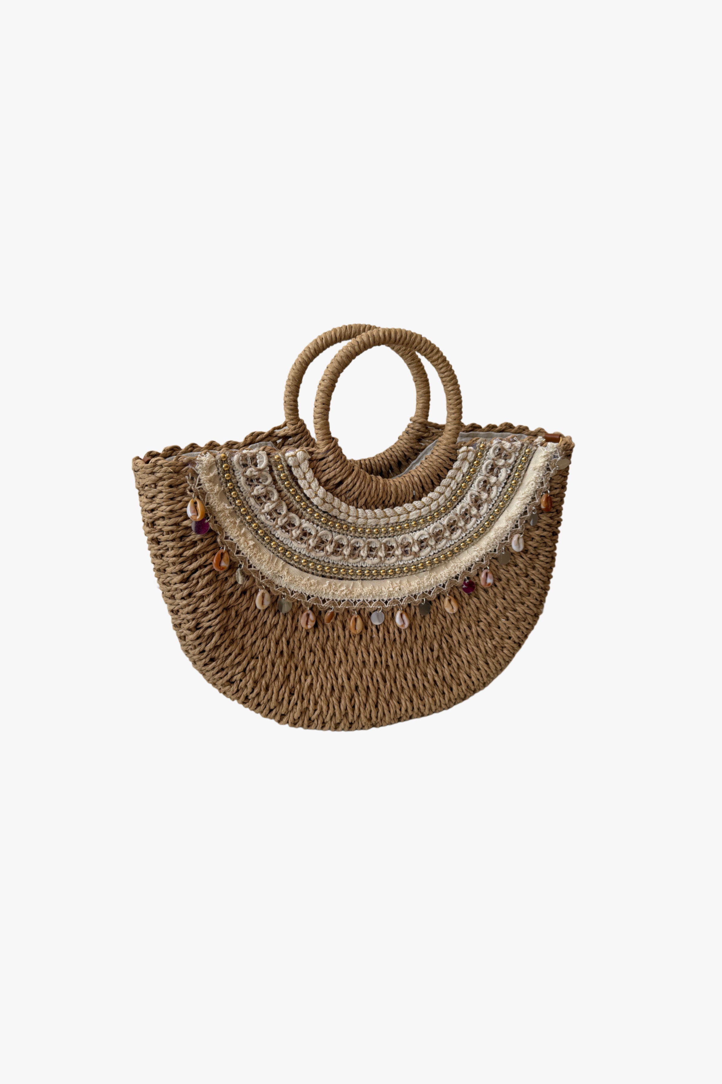 Bolso de rafia boho