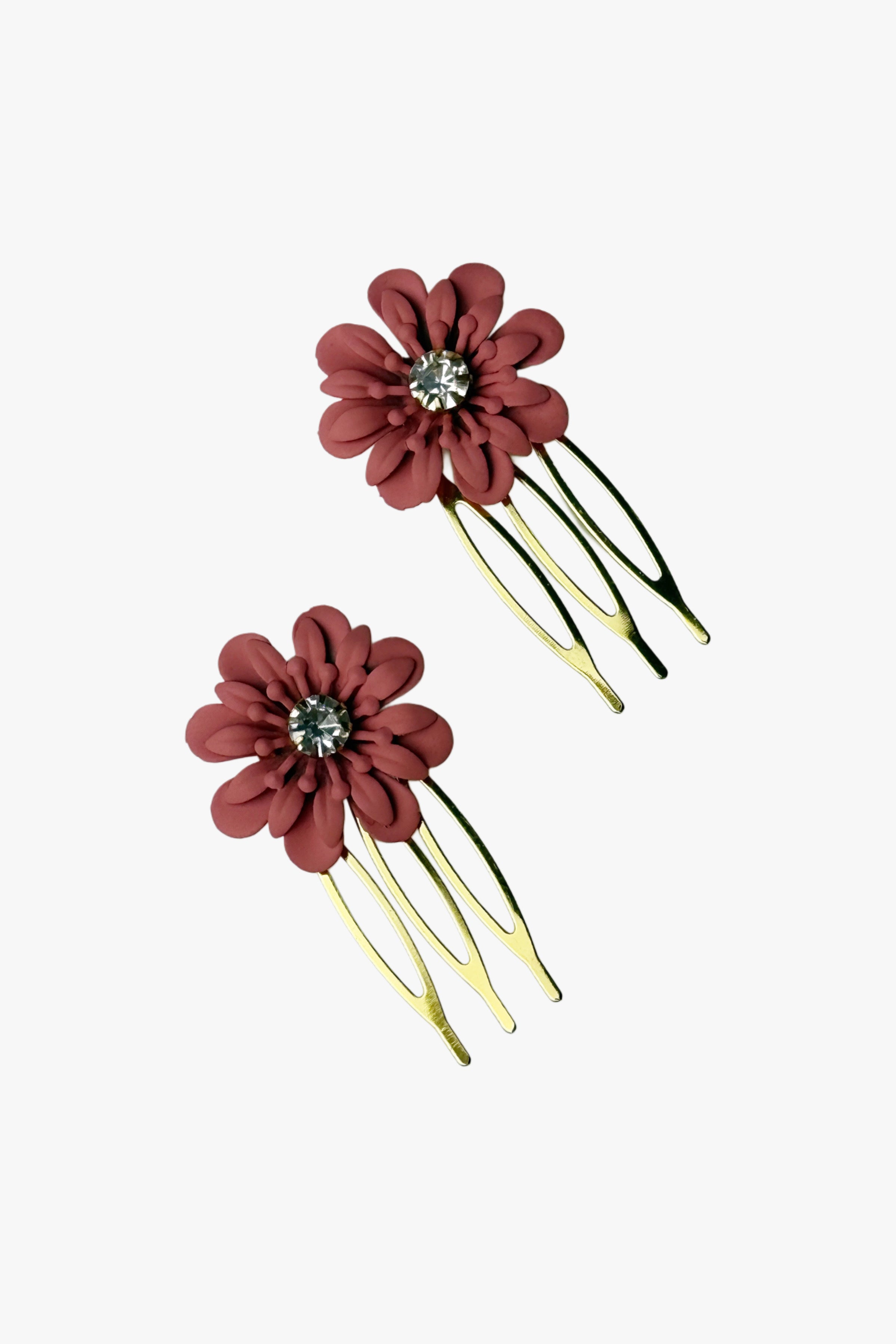 Peinecillos maquillaje florecita [Pack]