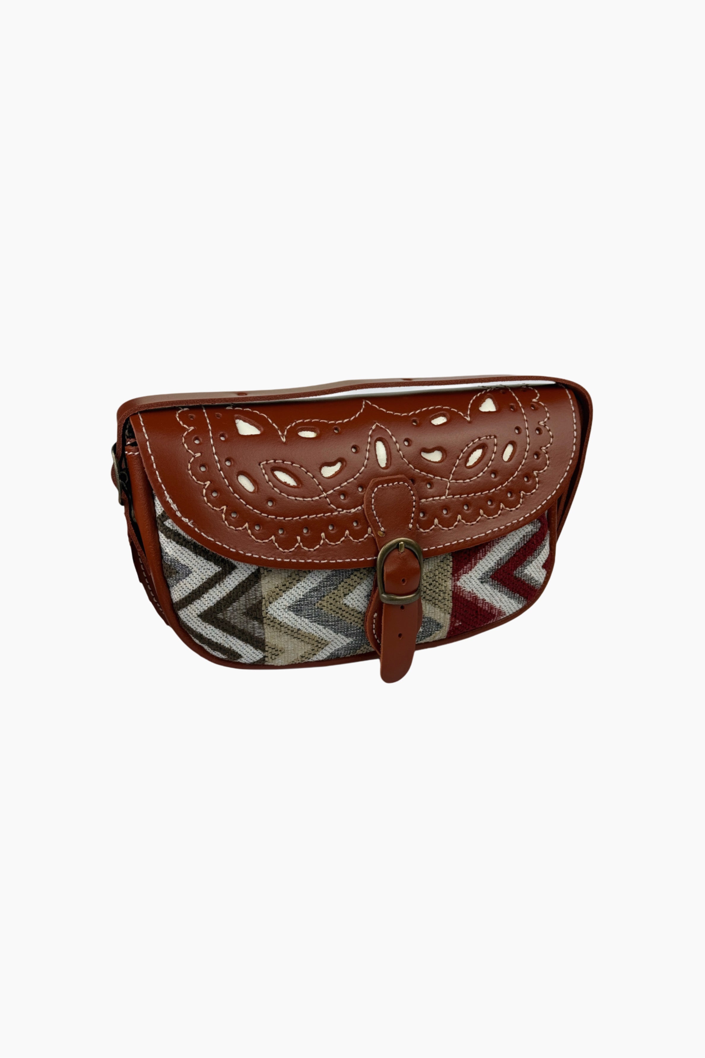 Bolso/Riñonera Étnico Verdoso miel